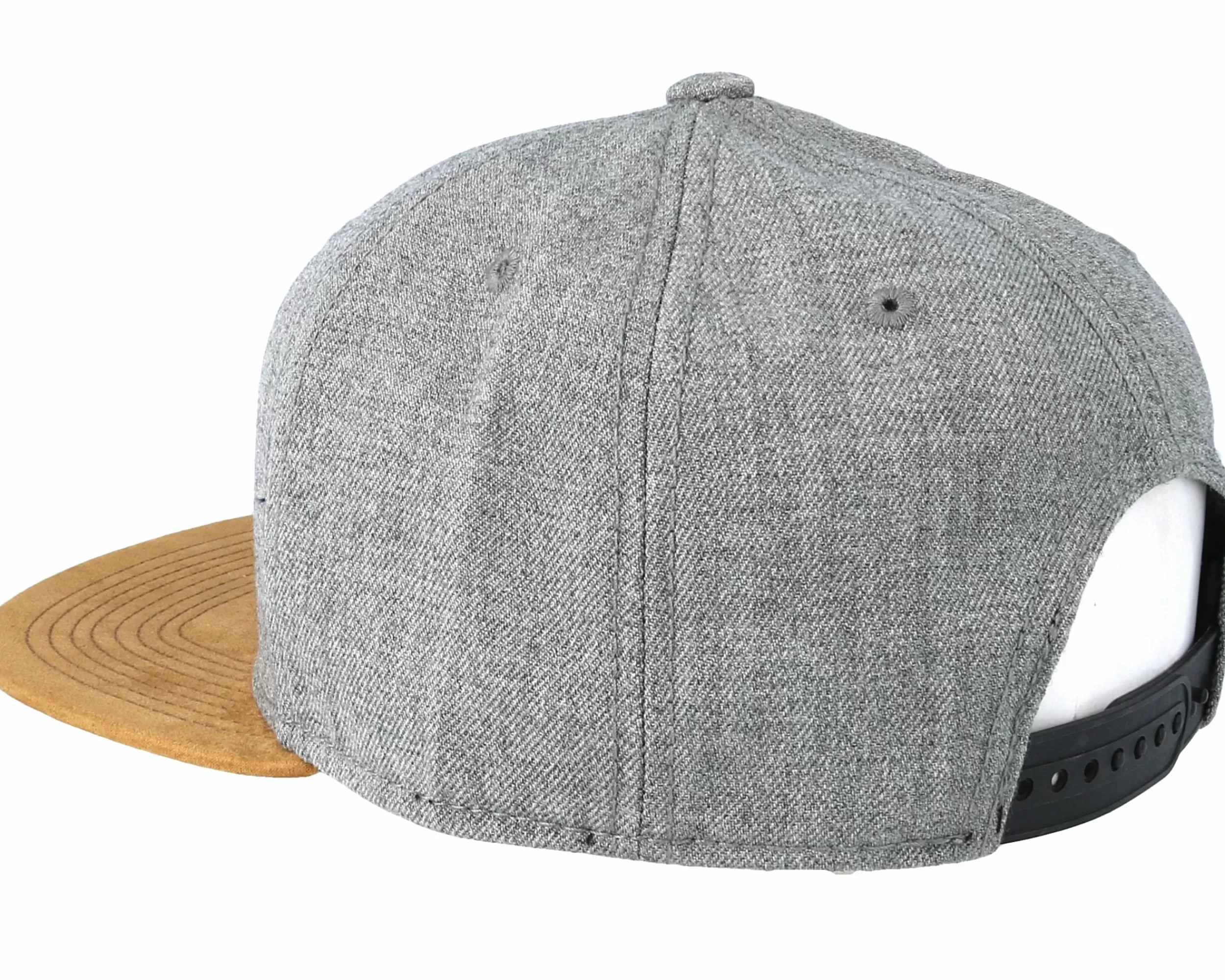 Equip Blank Suede Grey Snapback - -Unisex Snapback