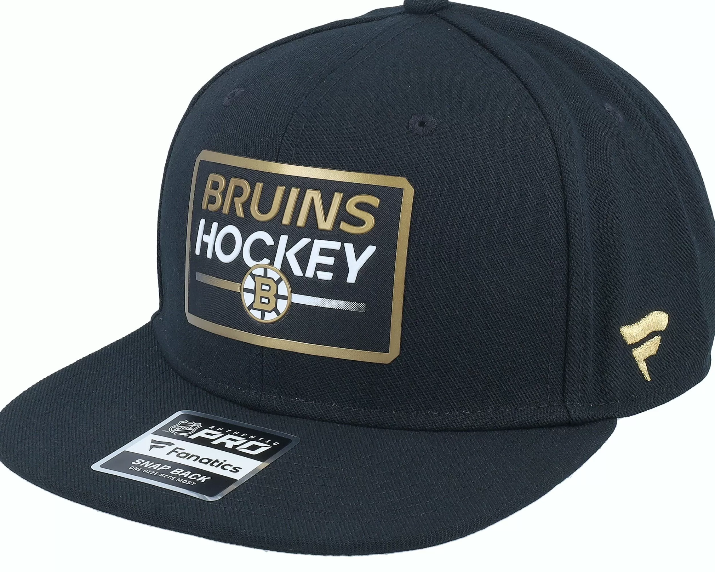 Fanatics Boston Bruins 100Th Anniversary Black Snapback - -Unisex Snapback