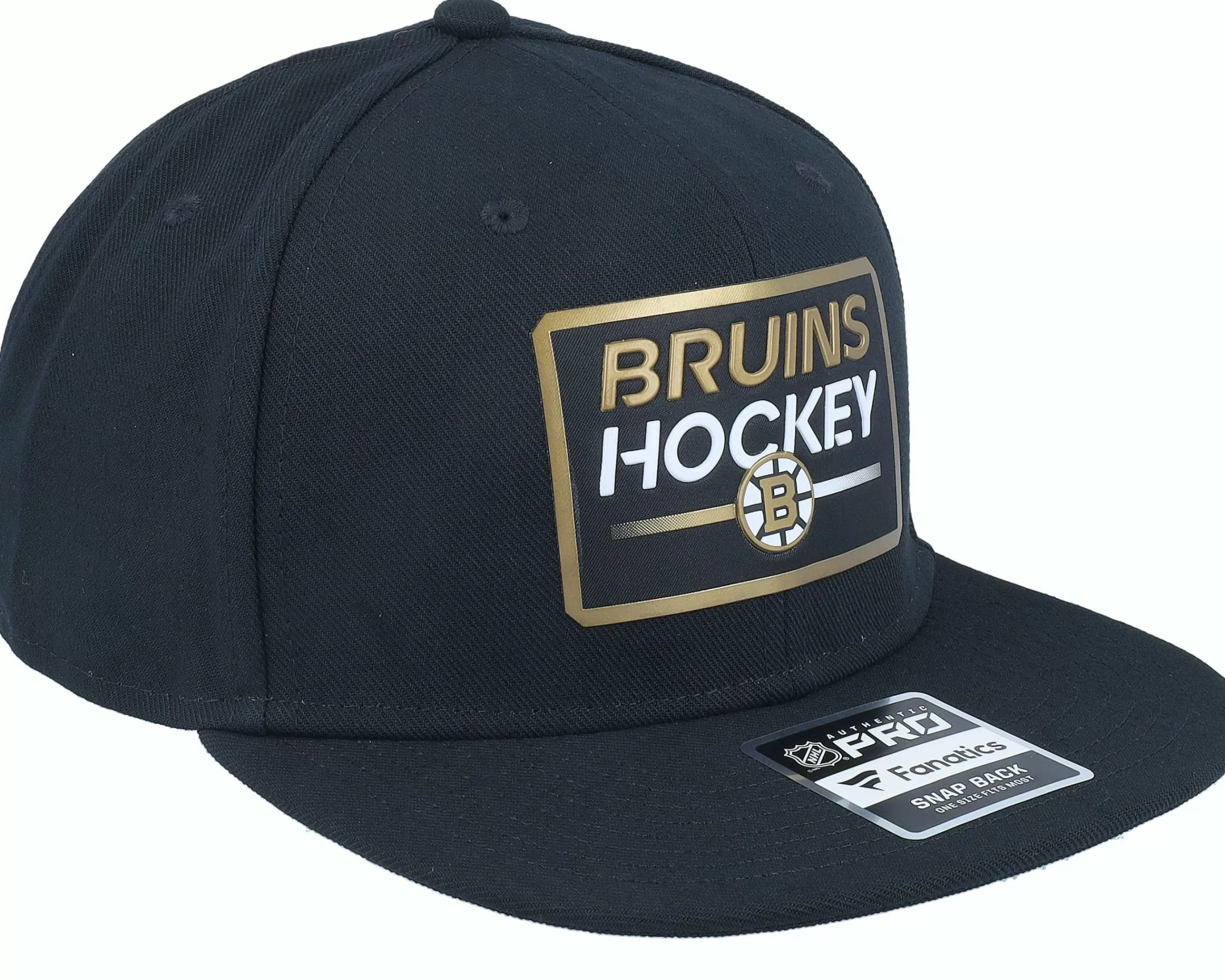 Fanatics Boston Bruins 100Th Anniversary Black Snapback - -Unisex Snapback