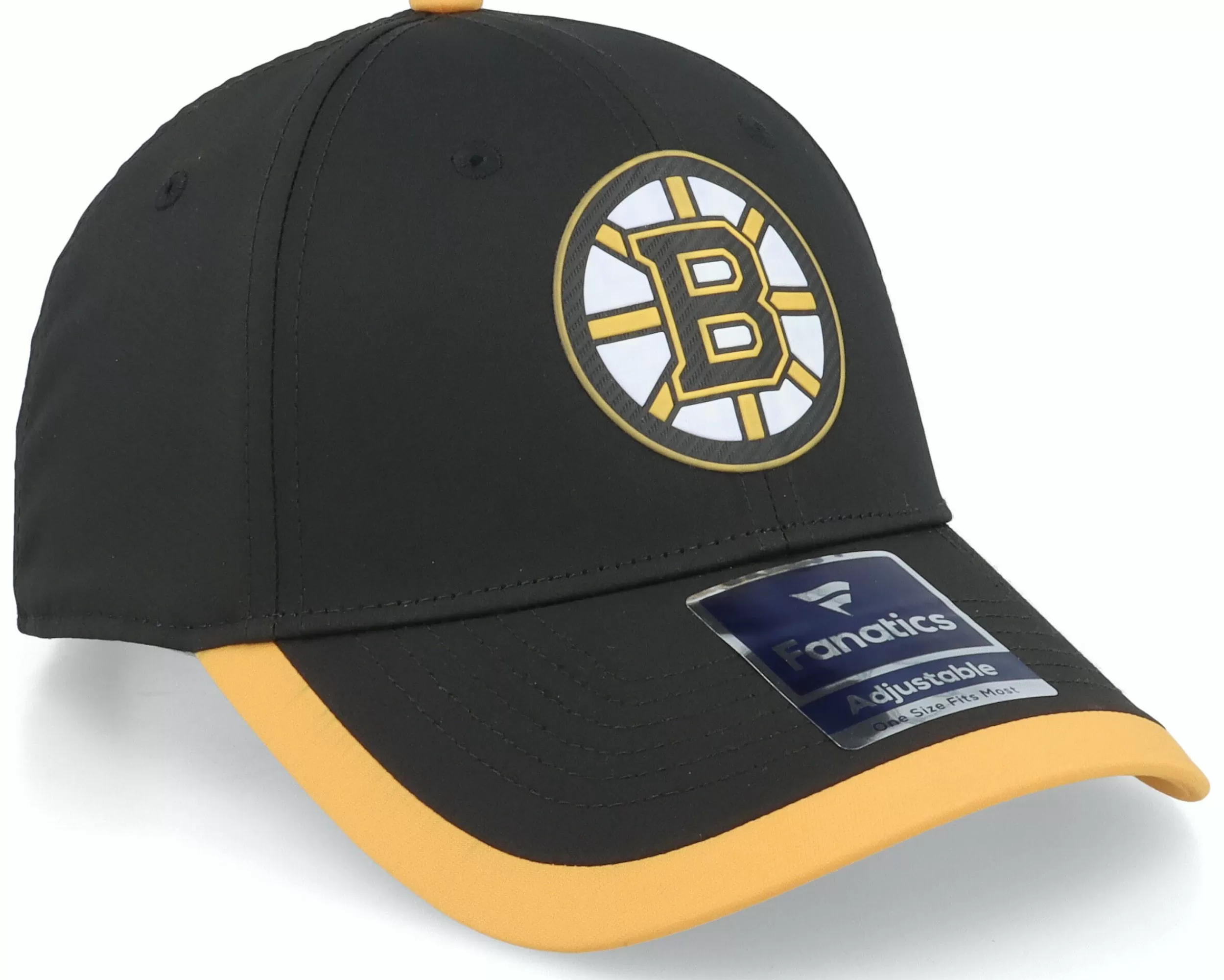 Fanatics Boston Bruins Defender Black/Gold Adjustable - -Unisex Adjustable