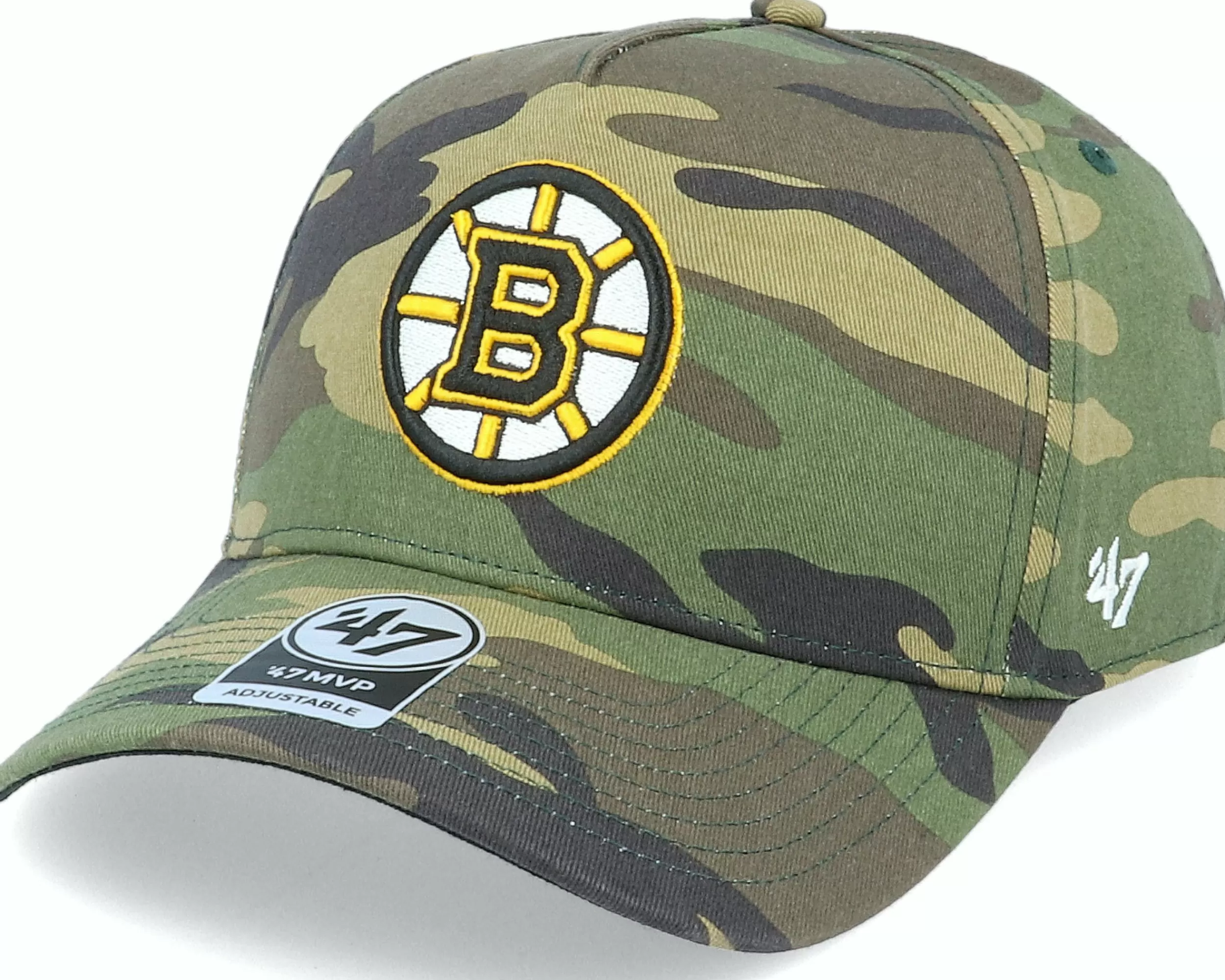 47 Brand Boston Bruins Grove Mvp Dt Camo Adjustable - -Unisex Adjustable