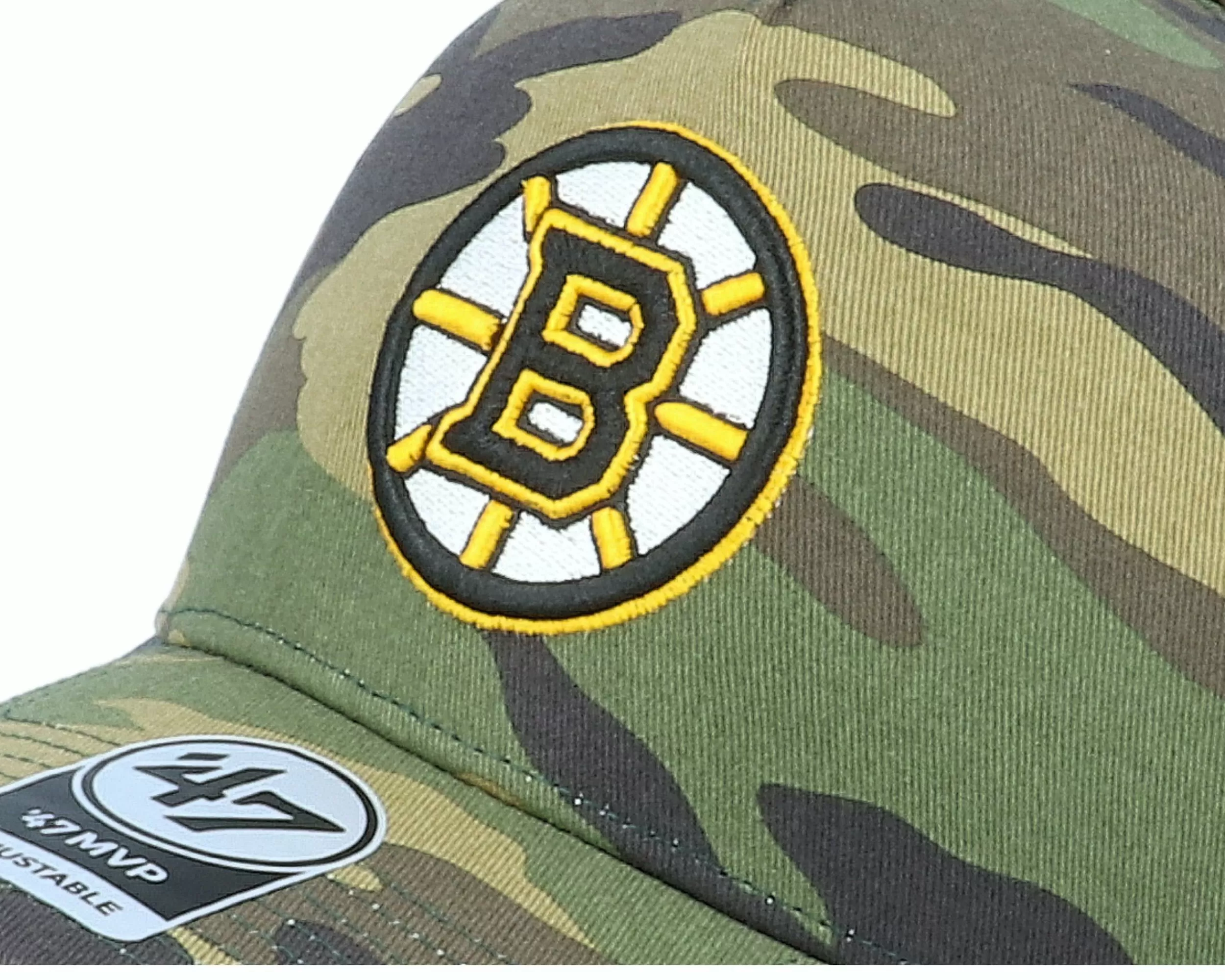 47 Brand Boston Bruins Grove Mvp Dt Camo Adjustable - -Unisex Adjustable