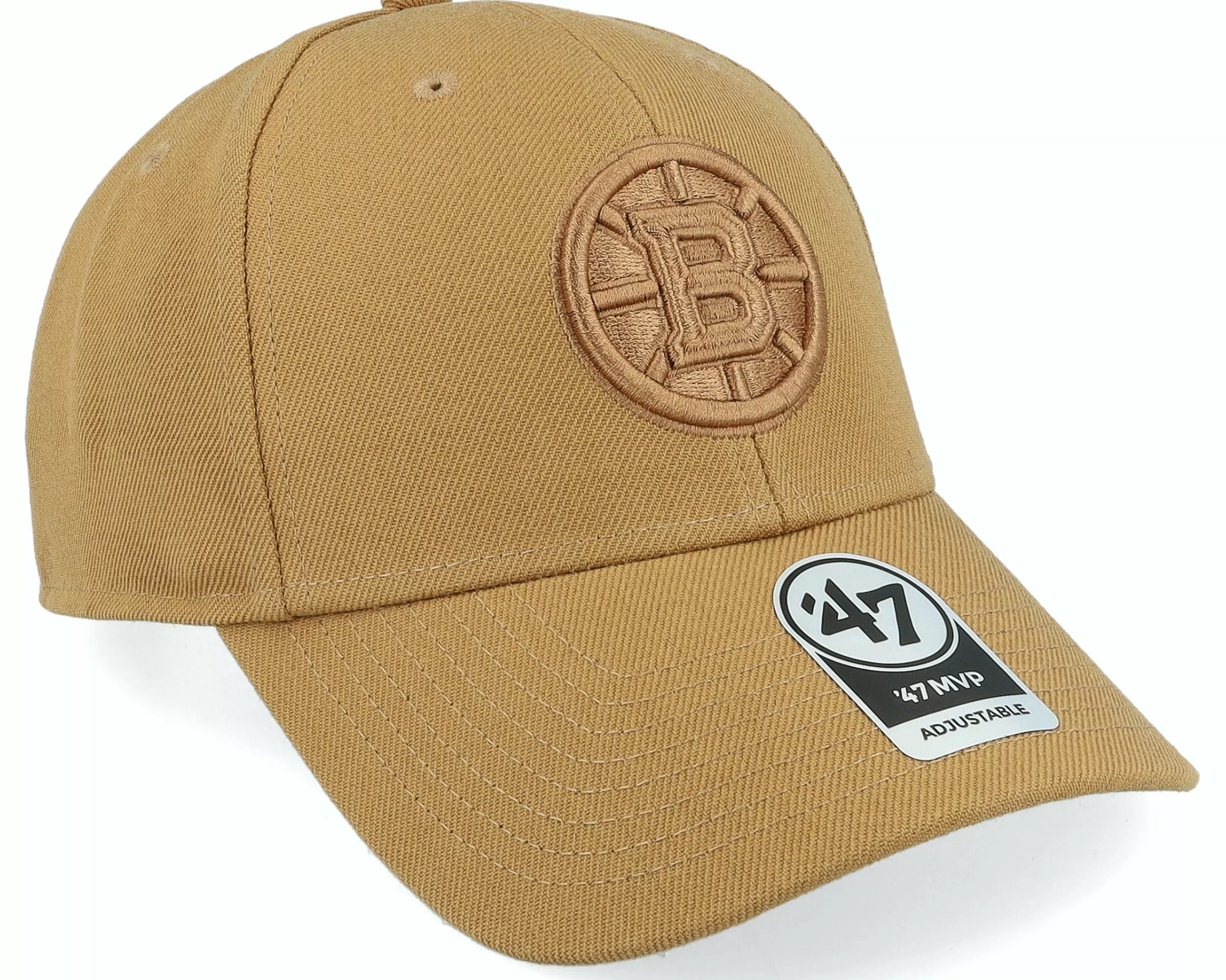 47 Brand Boston Bruins Mvp Camel Adjustable - -Unisex Adjustable