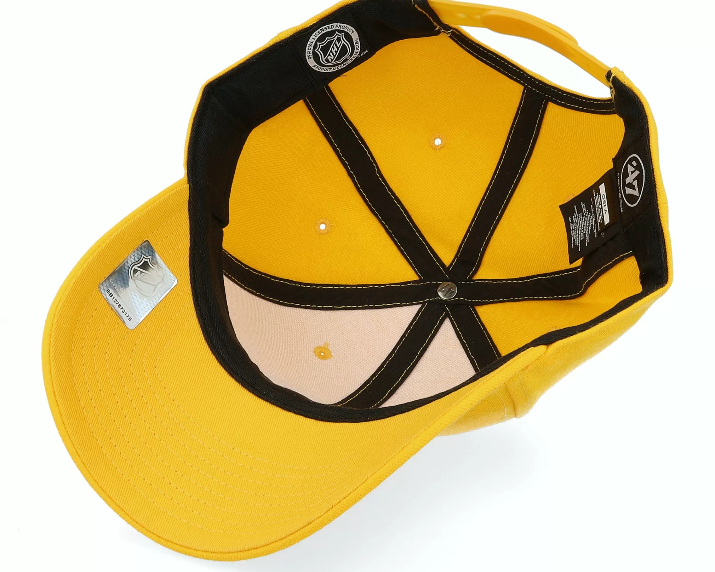47 Brand Boston Bruins Nhl '47 Mvp Yellow Gold Adjustable - -Unisex Adjustable