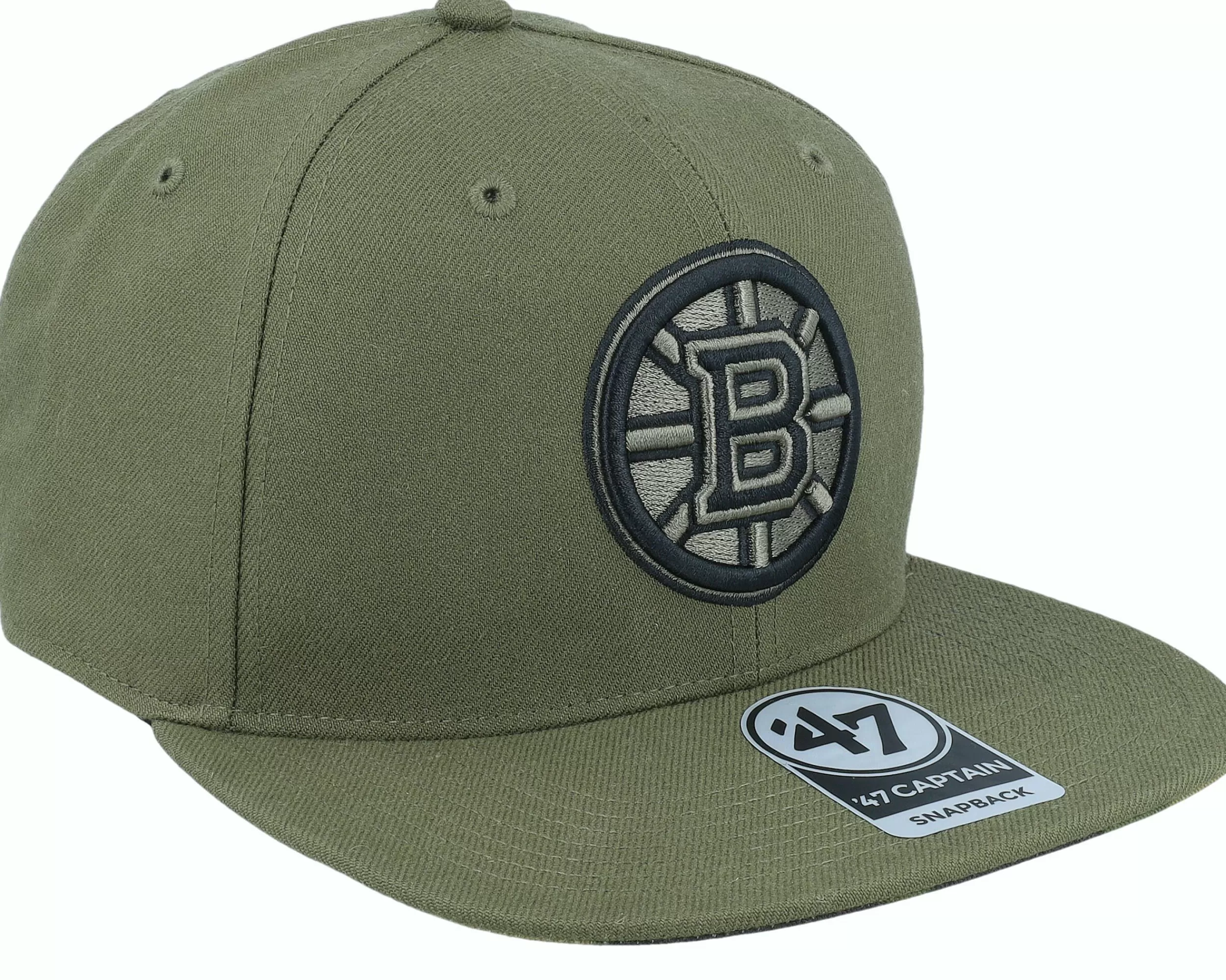 47 Brand Boston Bruins Nhl Ballpark Camo '47 Cap Sandalwood Snapback - -Unisex Snapback