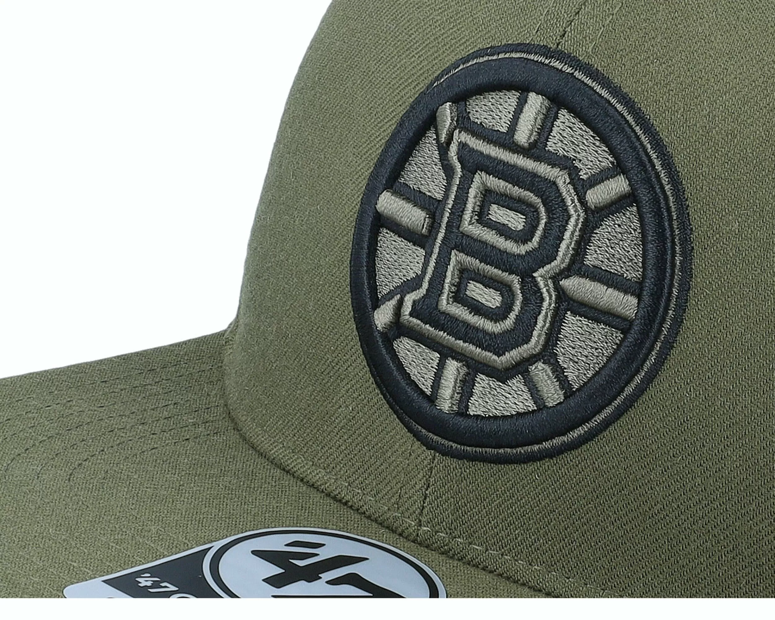 47 Brand Boston Bruins Nhl Ballpark Camo '47 Cap Sandalwood Snapback - -Unisex Snapback