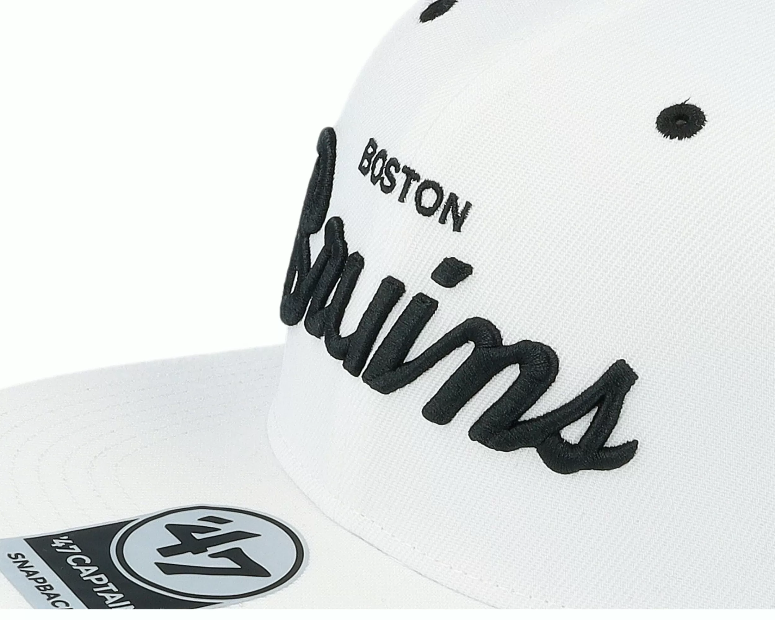 47 Brand Boston Bruins Nhl Crosstown Pop '47 Cap White Snapback - -Unisex Snapback