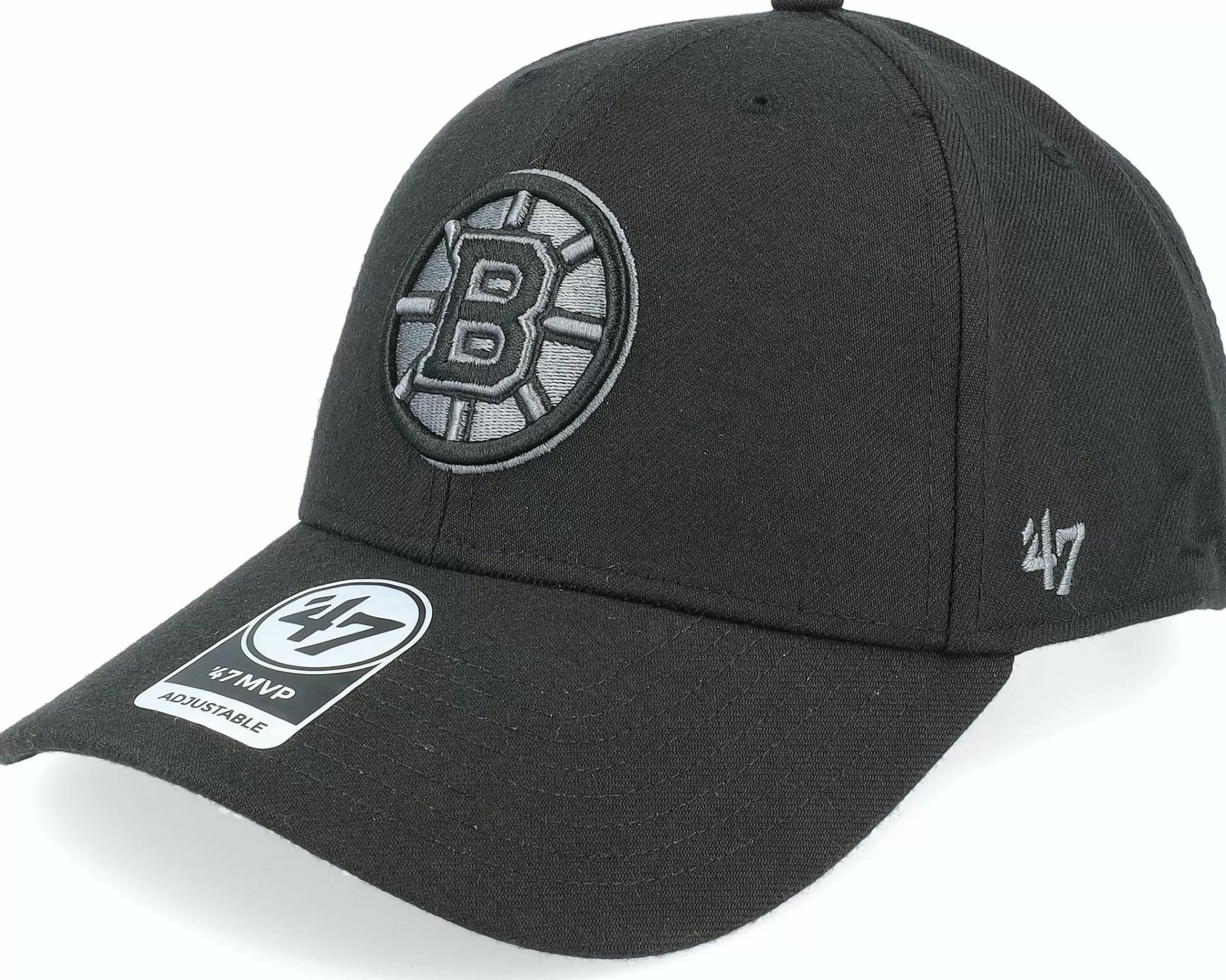 47 Brand Boston Bruins Nhl Mvp Black Adjustable - -Unisex Adjustable