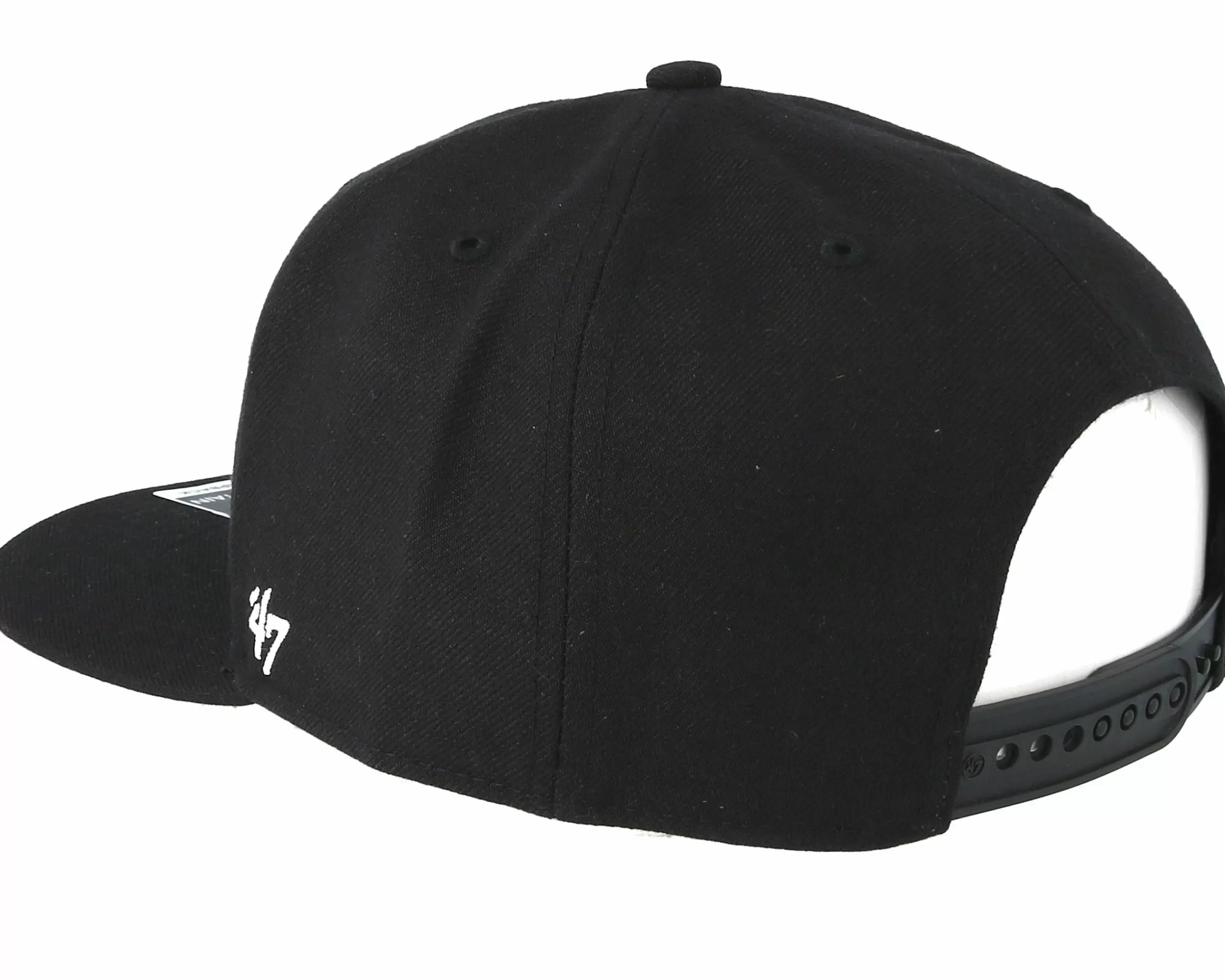 47 Brand Boston Bruins No Shot 47 Captain Black Snapback - -Unisex Snapback
