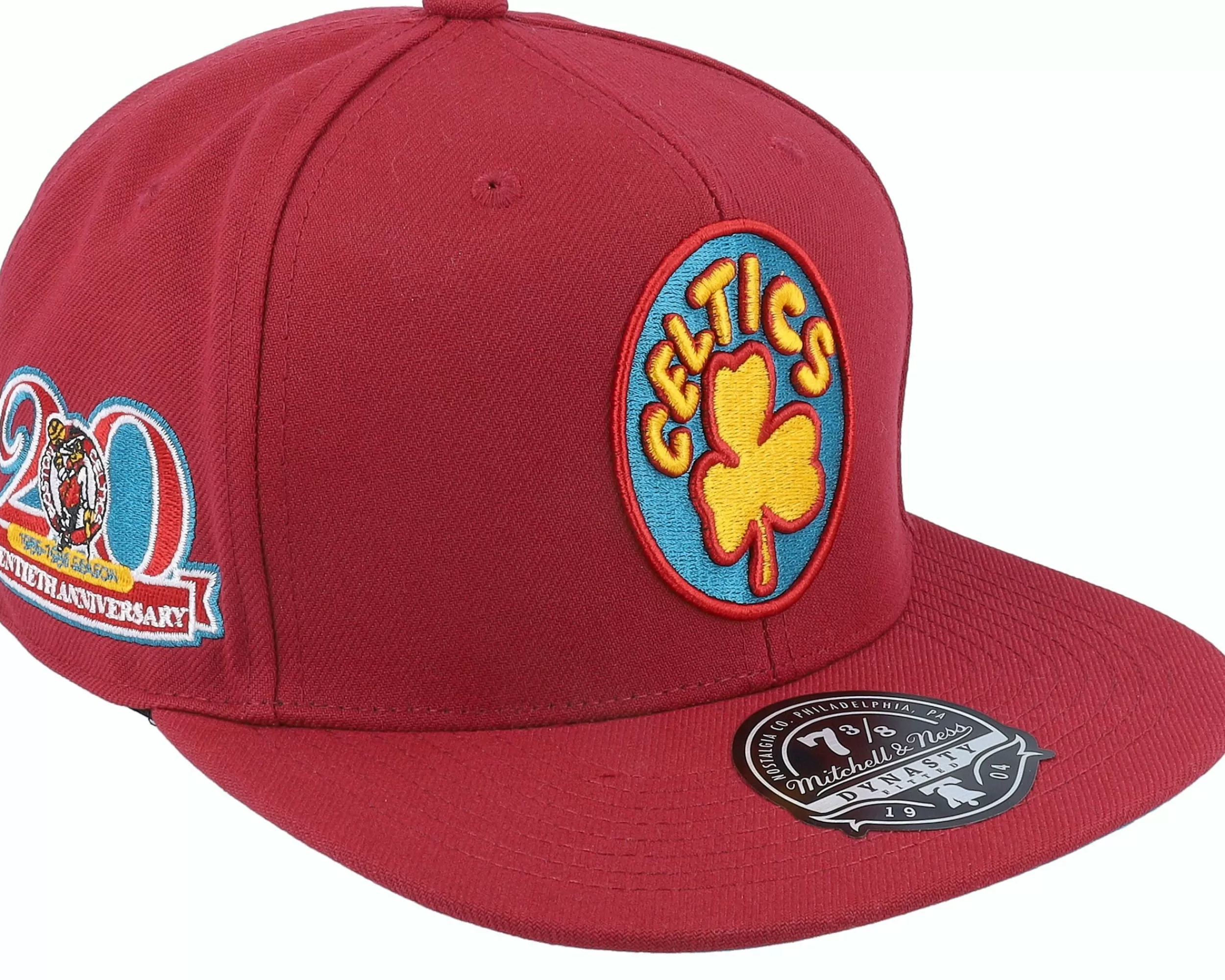 Mitchell & Ness Boston Celtics Northern Lights Cardinal Fitted - -Unisex Fitted