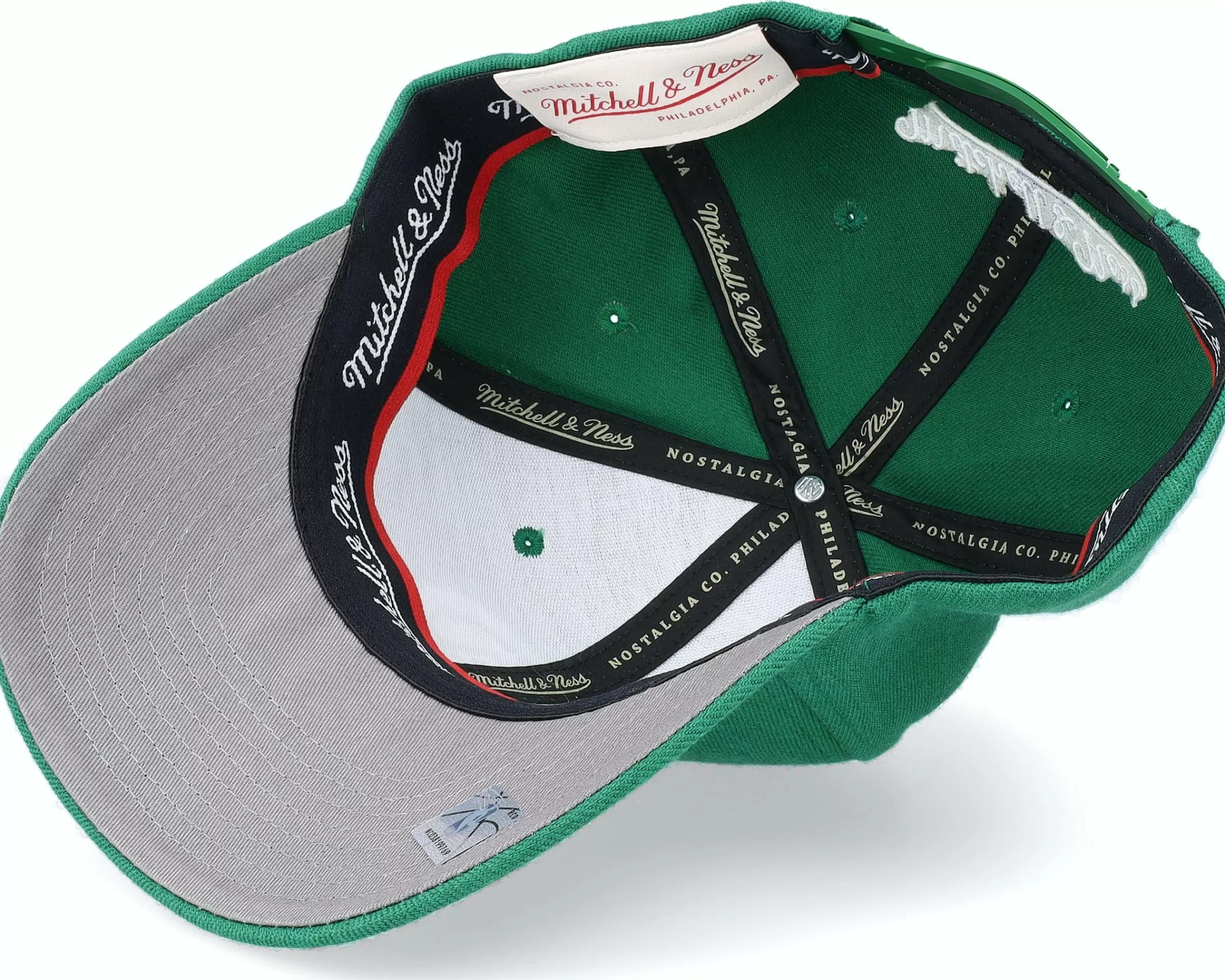Mitchell & Ness Boston Celtics Team Ground 2.0 Stretch Green Adjustable - -Unisex Adjustable