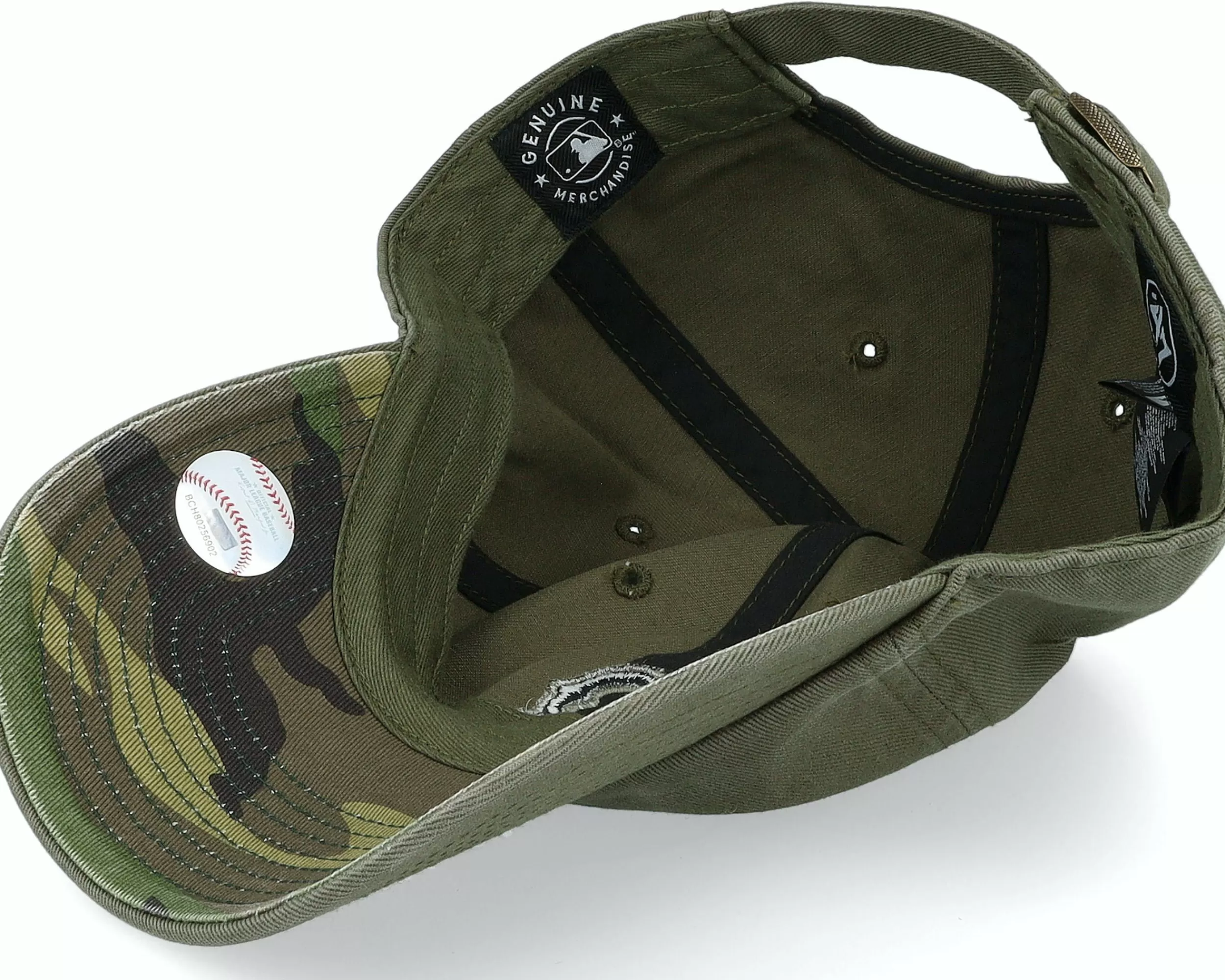 47 Brand Boston Red Sox Ballpark Camo Clean Up Sandalwood Dad Cap - -Unisex Dad Cap