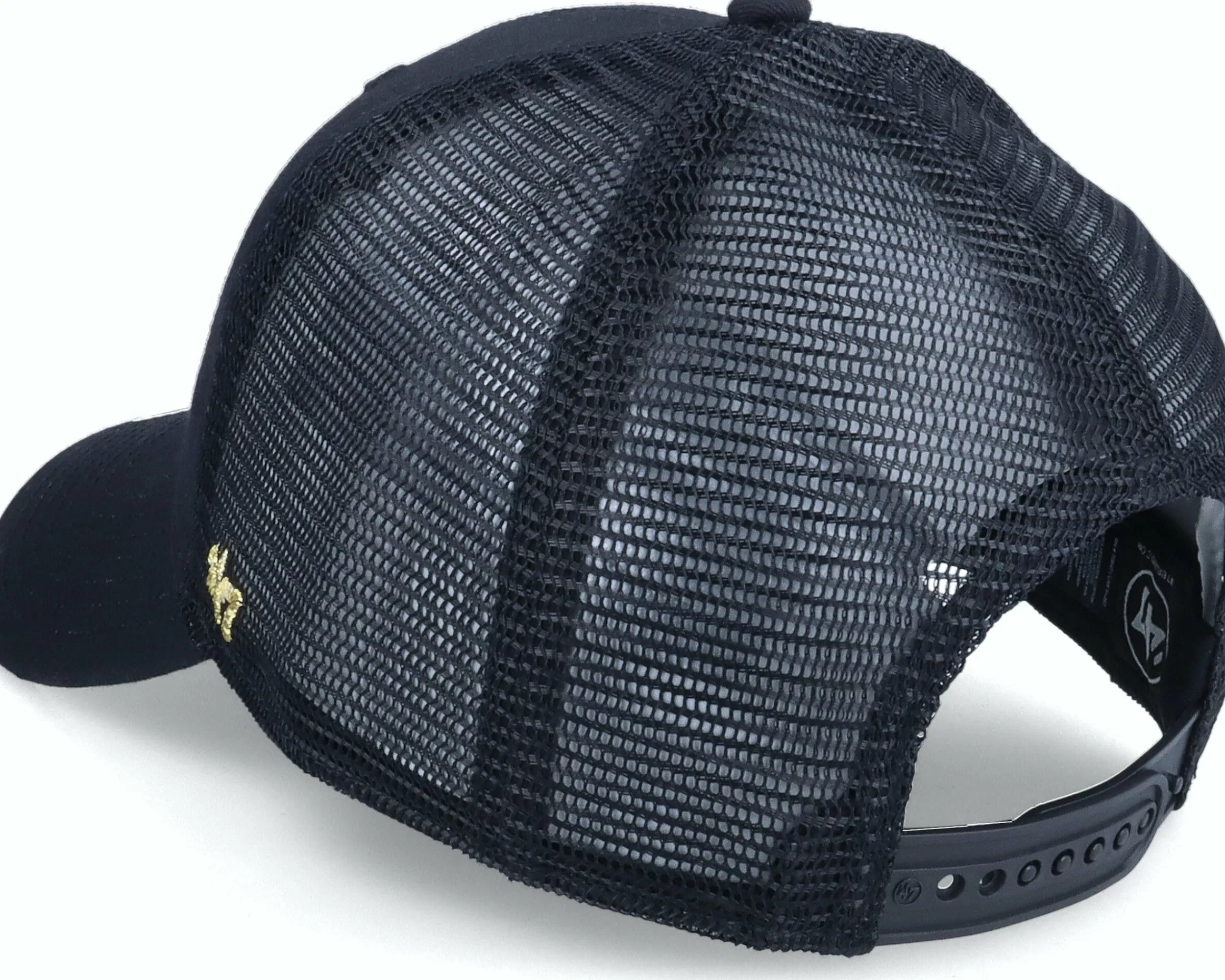 47 Brand Boston Red Sox Branson Metallic Mvp Black/Gold Outline Trucker - -Unisex Trucker