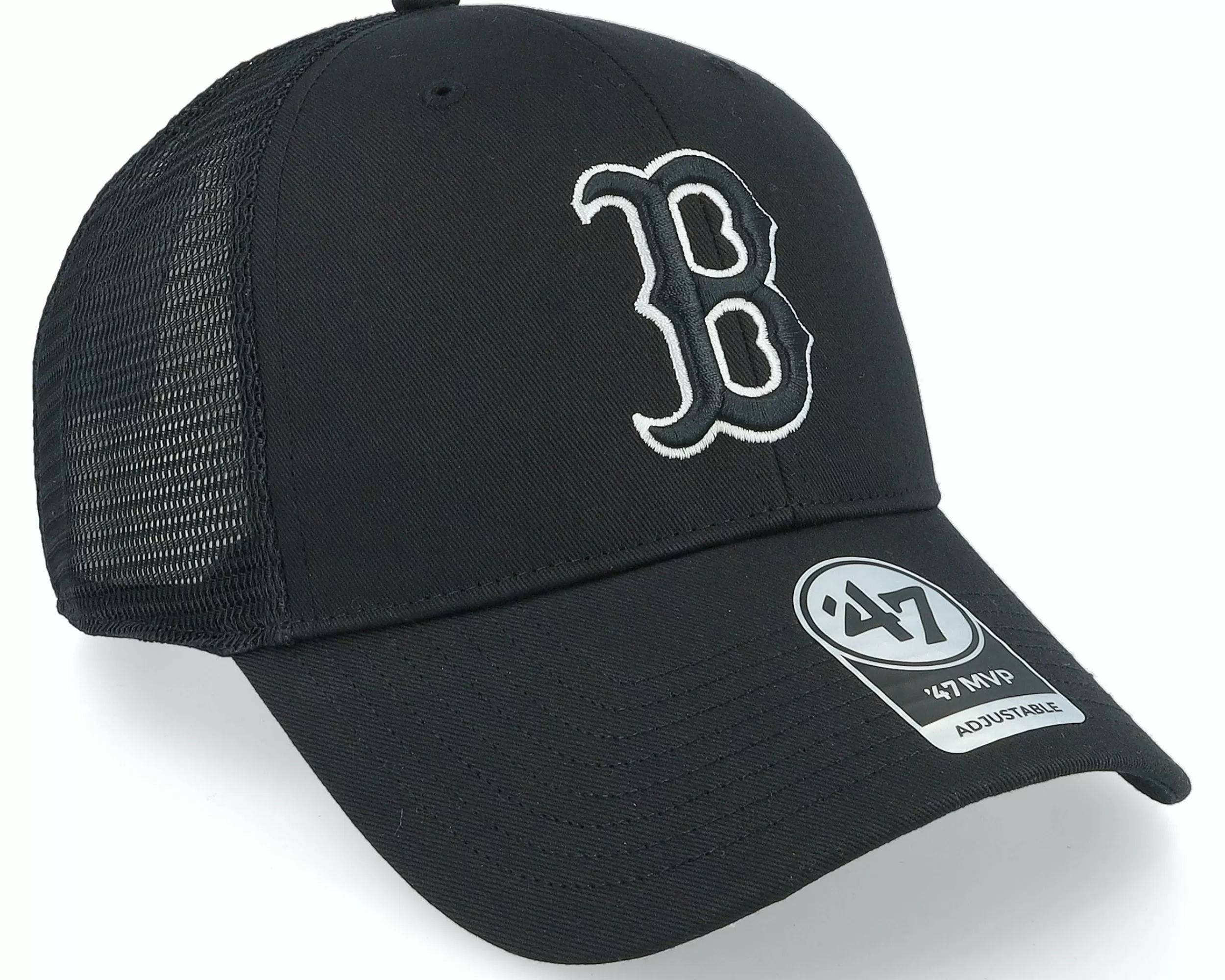 47 Brand Boston Red Sox Branson Mvp Black Trucker - -Unisex Trucker