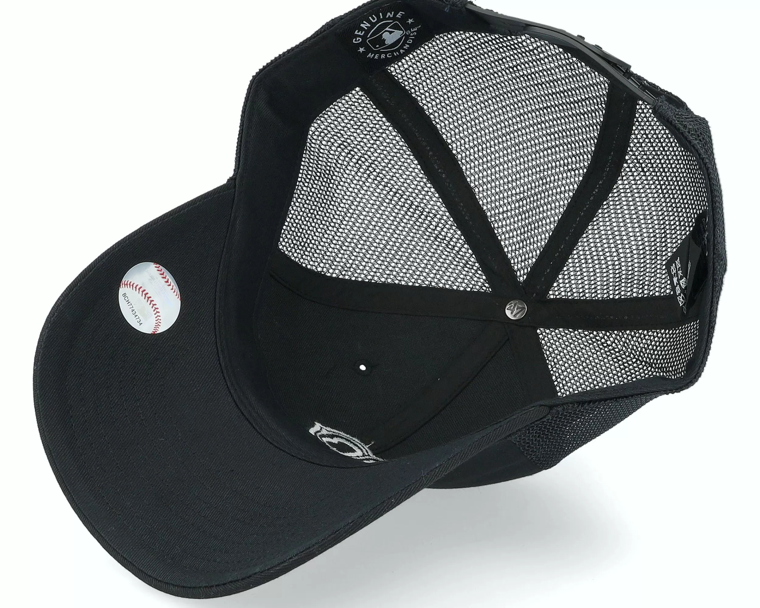 47 Brand Boston Red Sox Branson Mvp Black Trucker - -Unisex Trucker