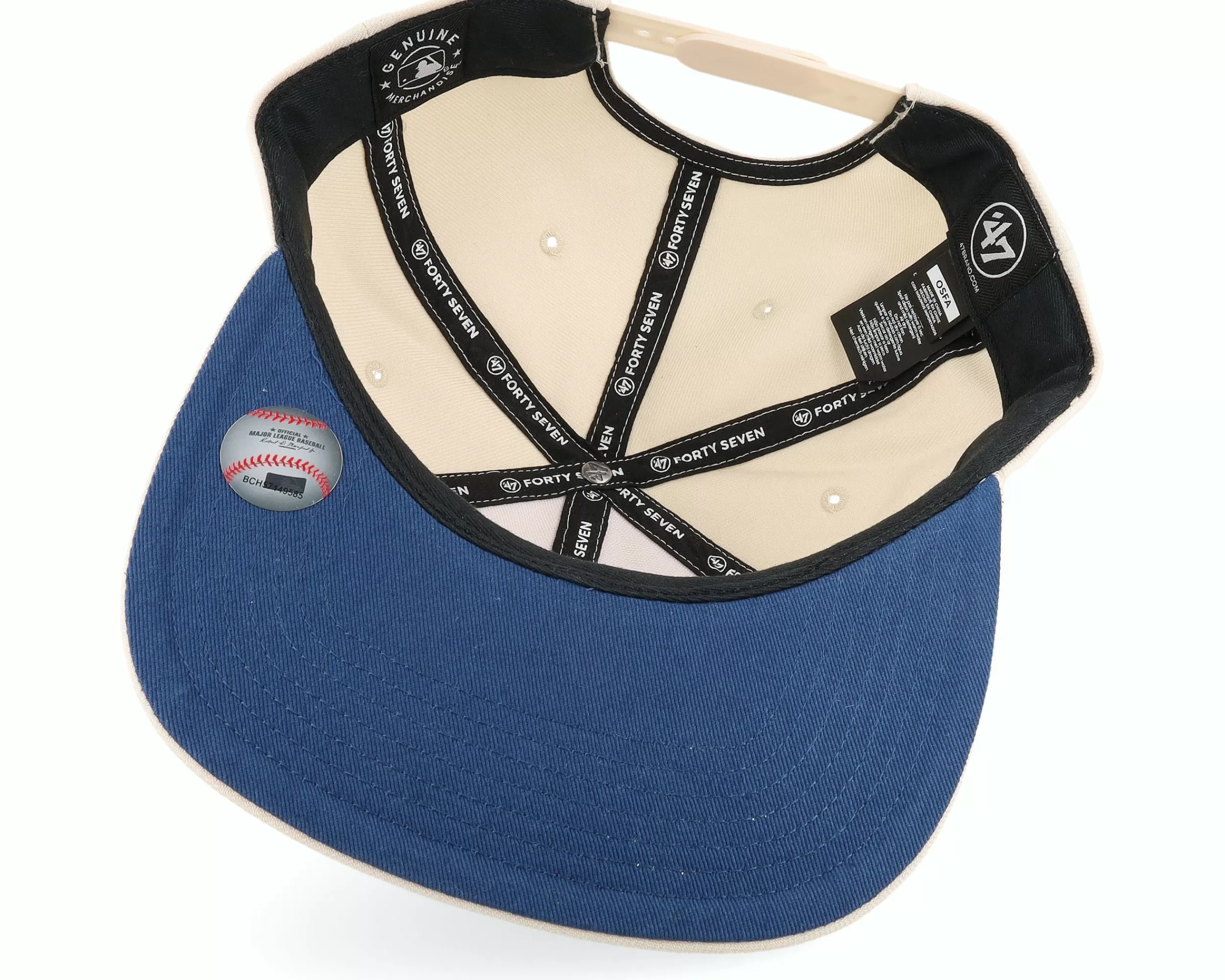 47 Brand Boston Red Sox Mlb Ballpark Captain Natural Snapback - -Unisex Snapback