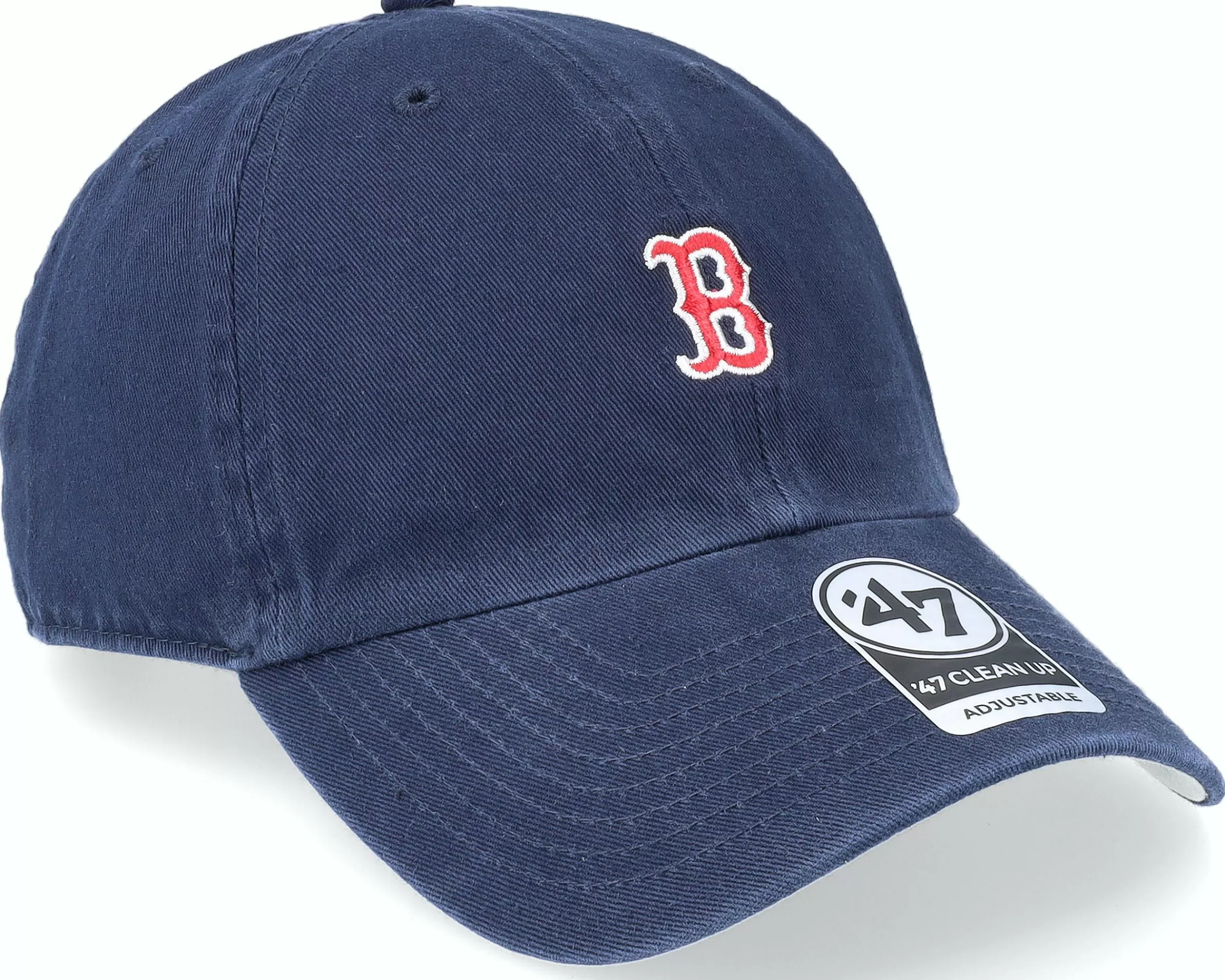 47 Brand Boston Red Sox Mlb Base Runner Clean Up Navy Dad Cap - -Unisex Dad Cap