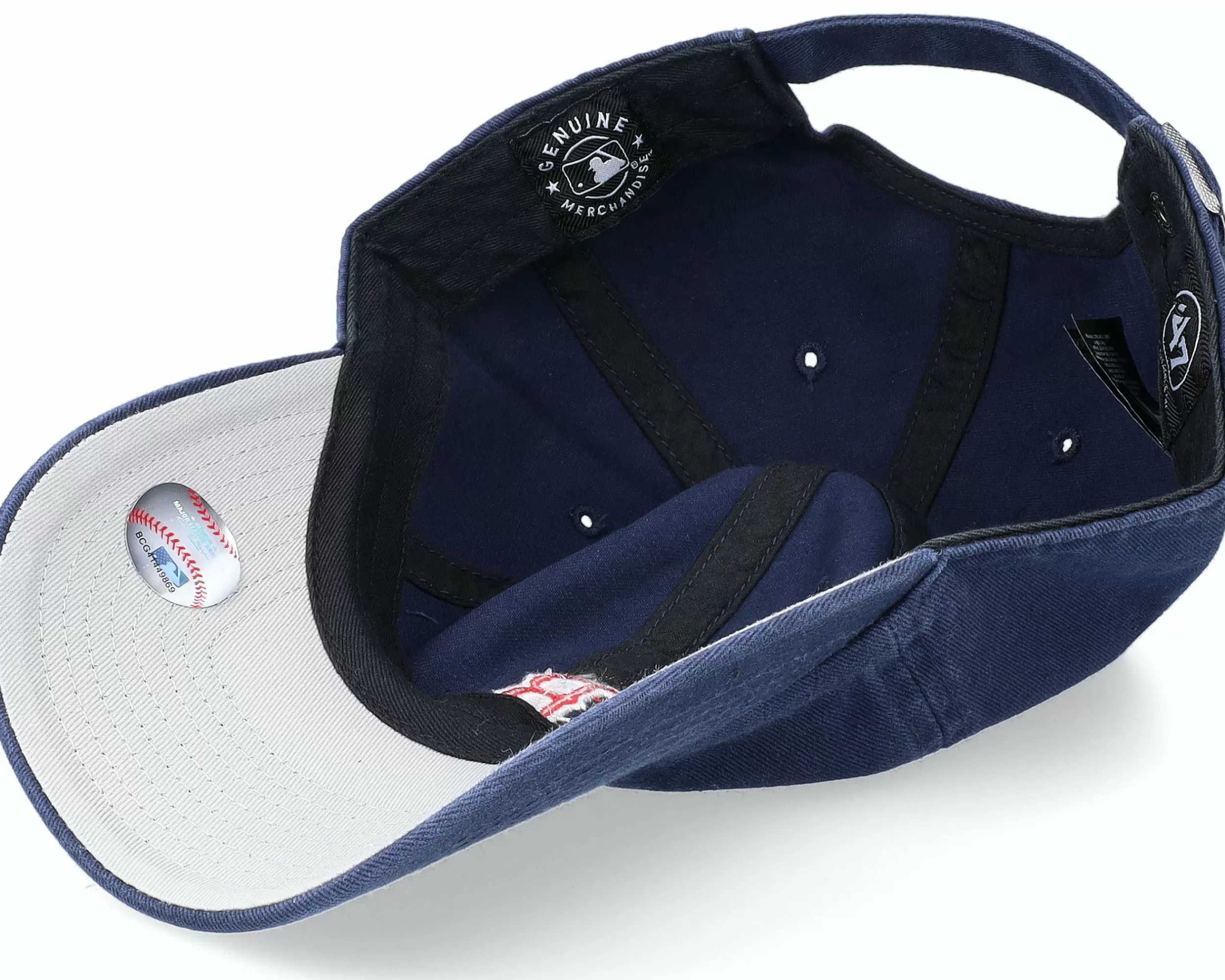 47 Brand Boston Red Sox Mlb Base Runner Clean Up Navy Dad Cap - -Unisex Dad Cap