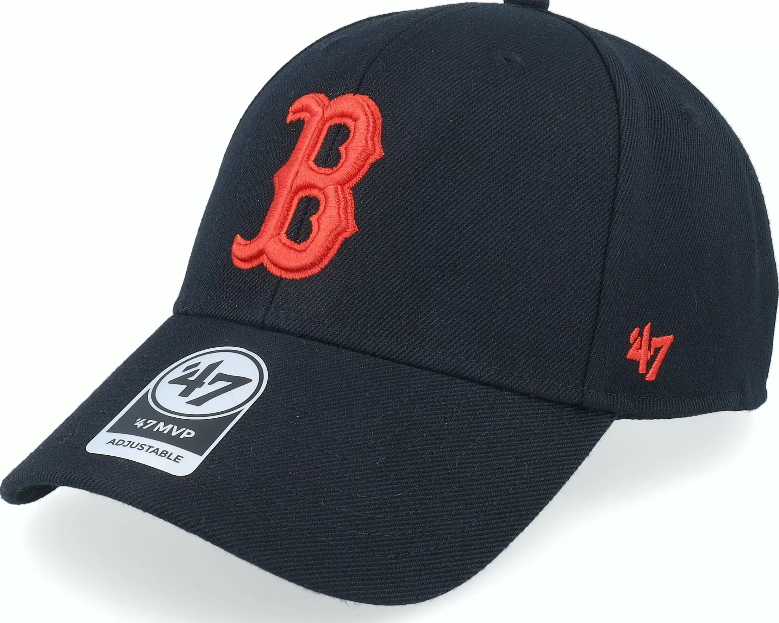 47 Brand Boston Red Sox Mlb Mvp Black Adjustable - -Unisex Adjustable