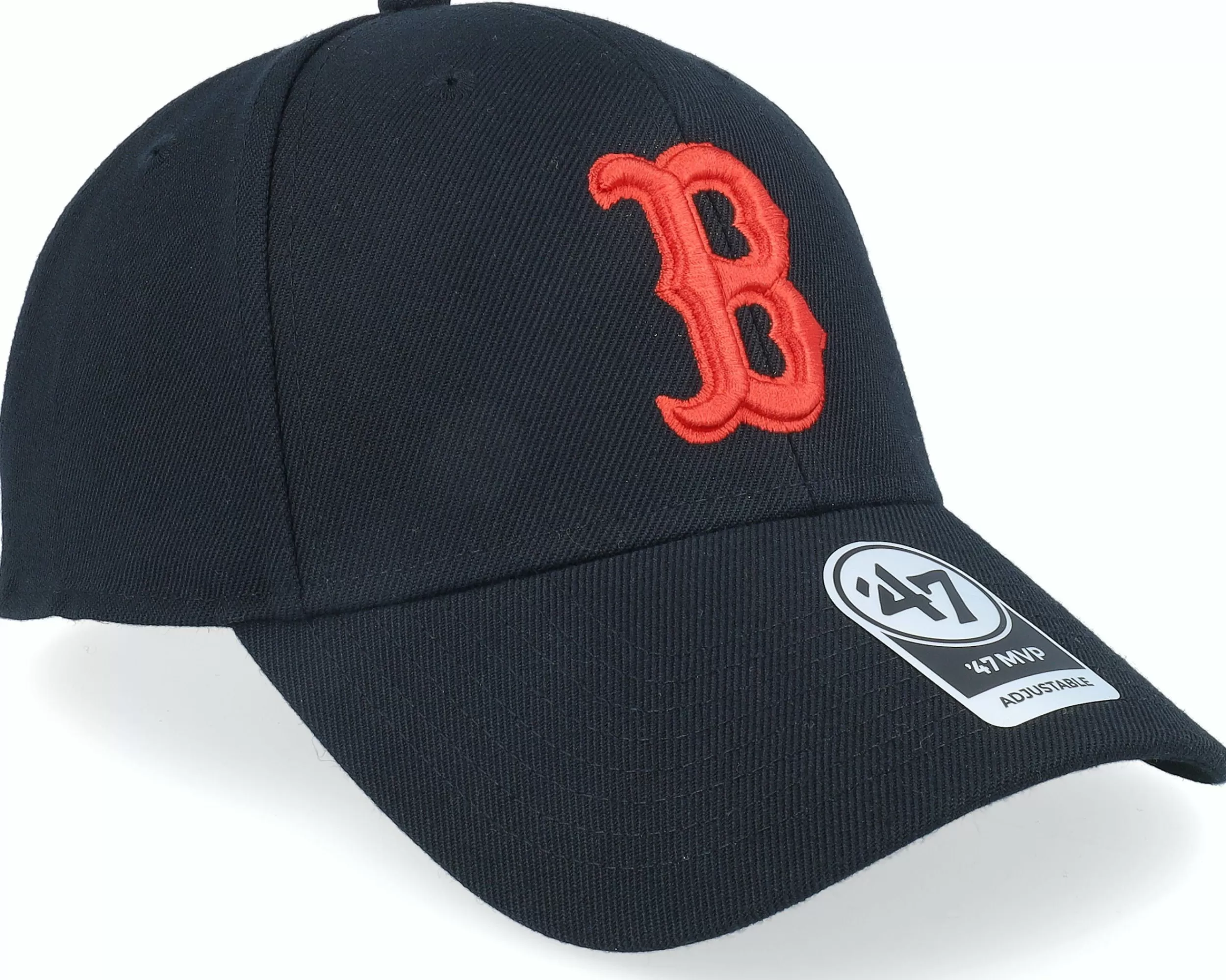 47 Brand Boston Red Sox Mlb Mvp Black Adjustable - -Unisex Adjustable