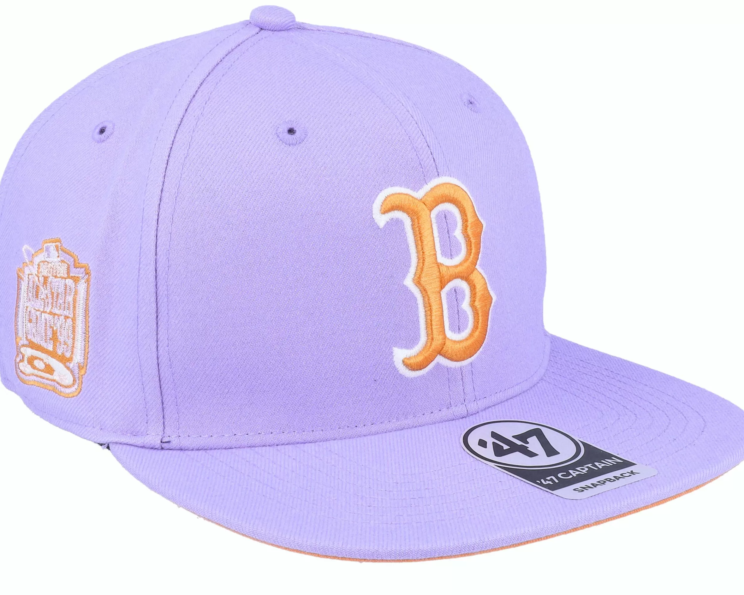 47 Brand Boston Red Sox Mlb Sure Shot Under 47 Captain Lavender Snapback - -Unisex Snapback
