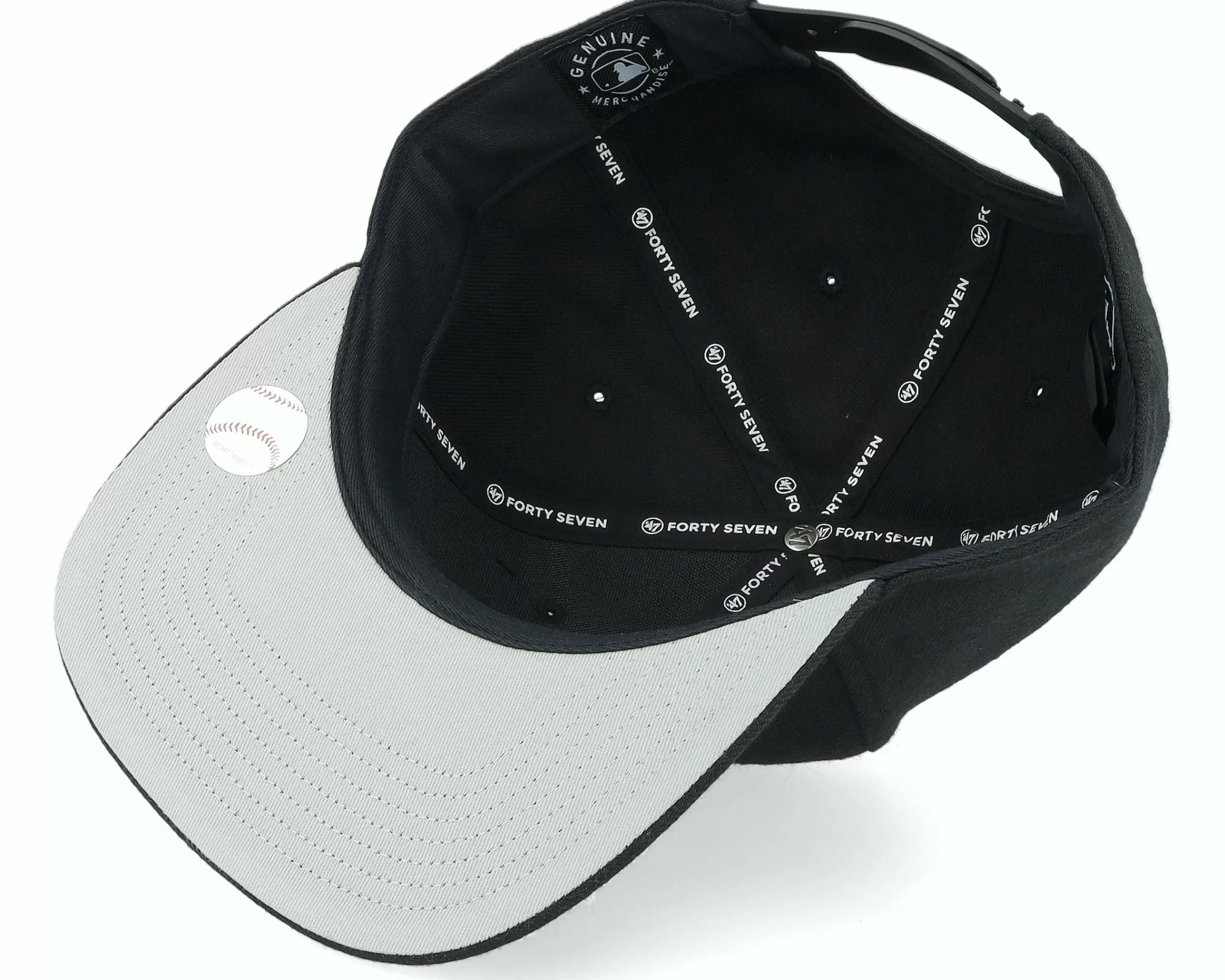47 Brand Boston Red Sox No Shot Captain Black Snapback - -Unisex Snapback