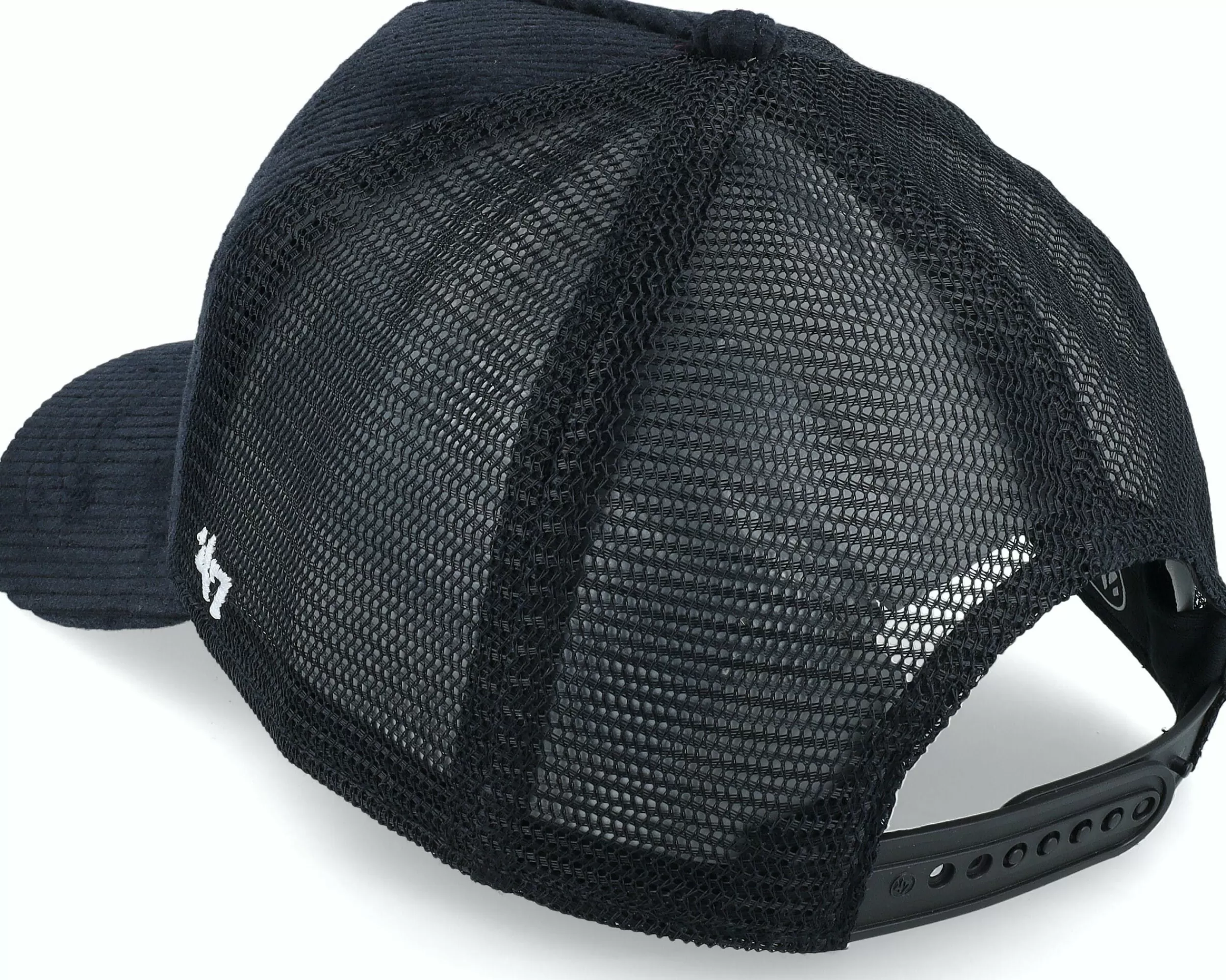 47 Brand Boston Red Sox Thick Corduroy Mesh Mvp Black Trucker - -Unisex Trucker