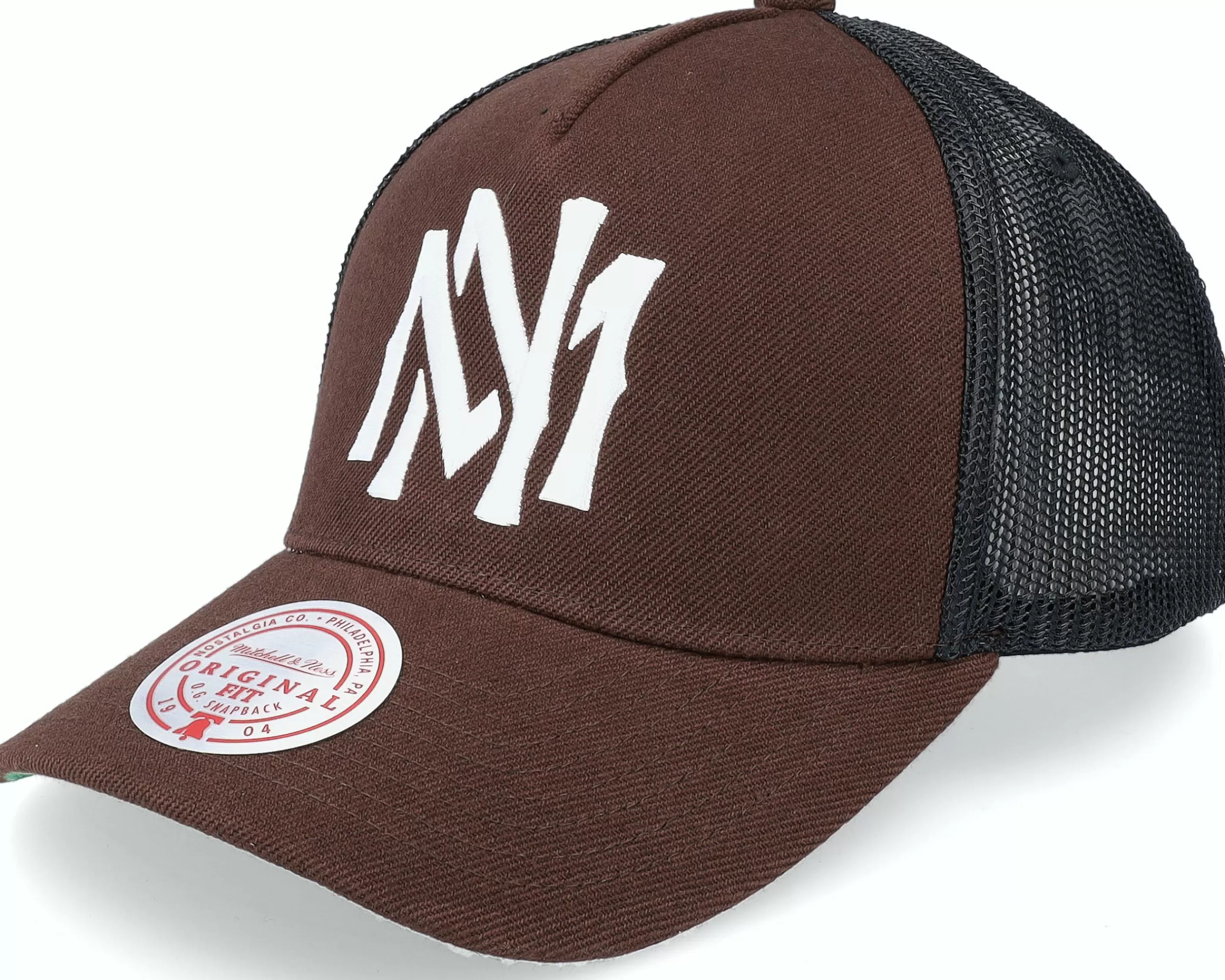 Mitchell & Ness Branded Essential Brown Trucker - -Unisex Trucker