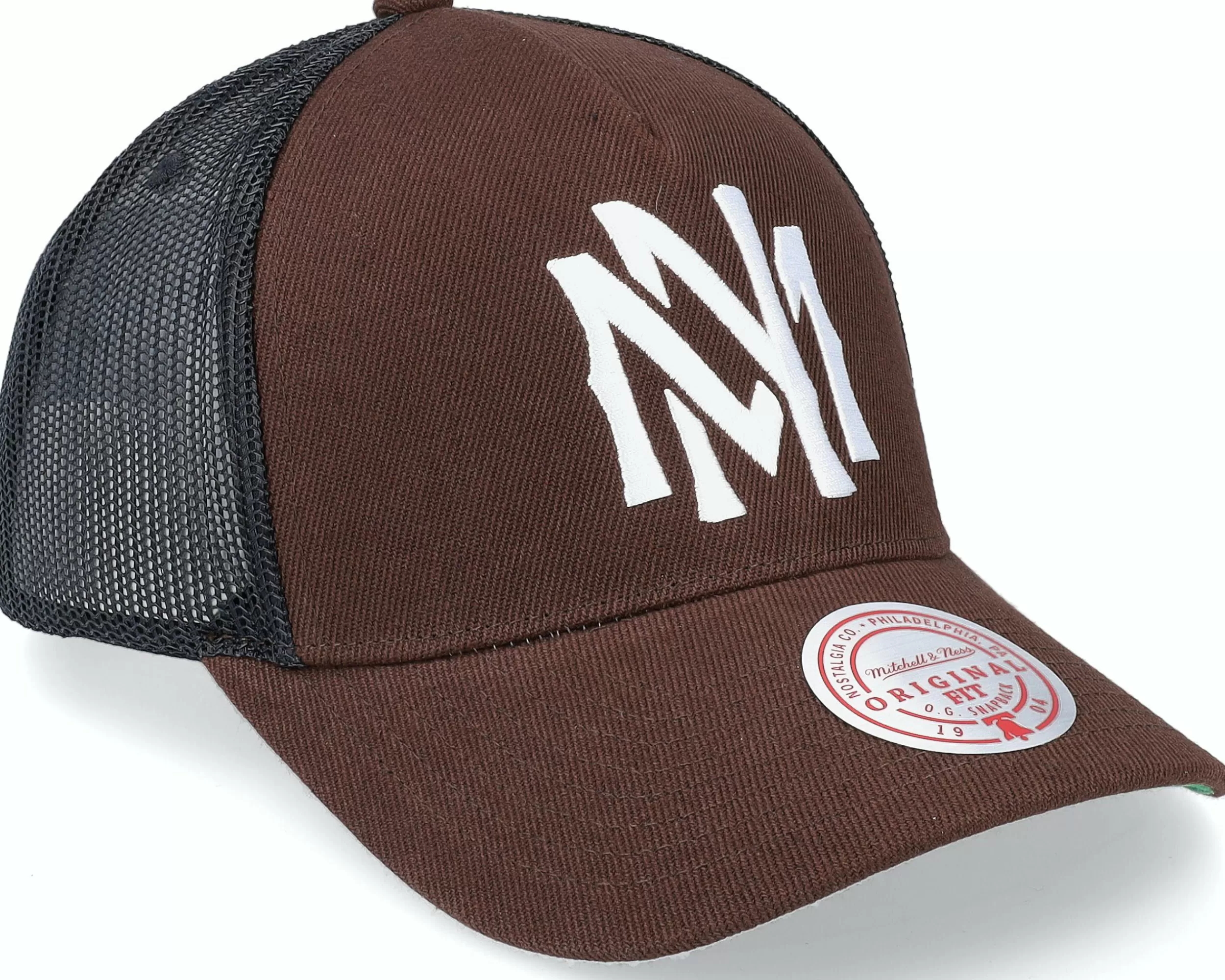 Mitchell & Ness Branded Essential Brown Trucker - -Unisex Trucker