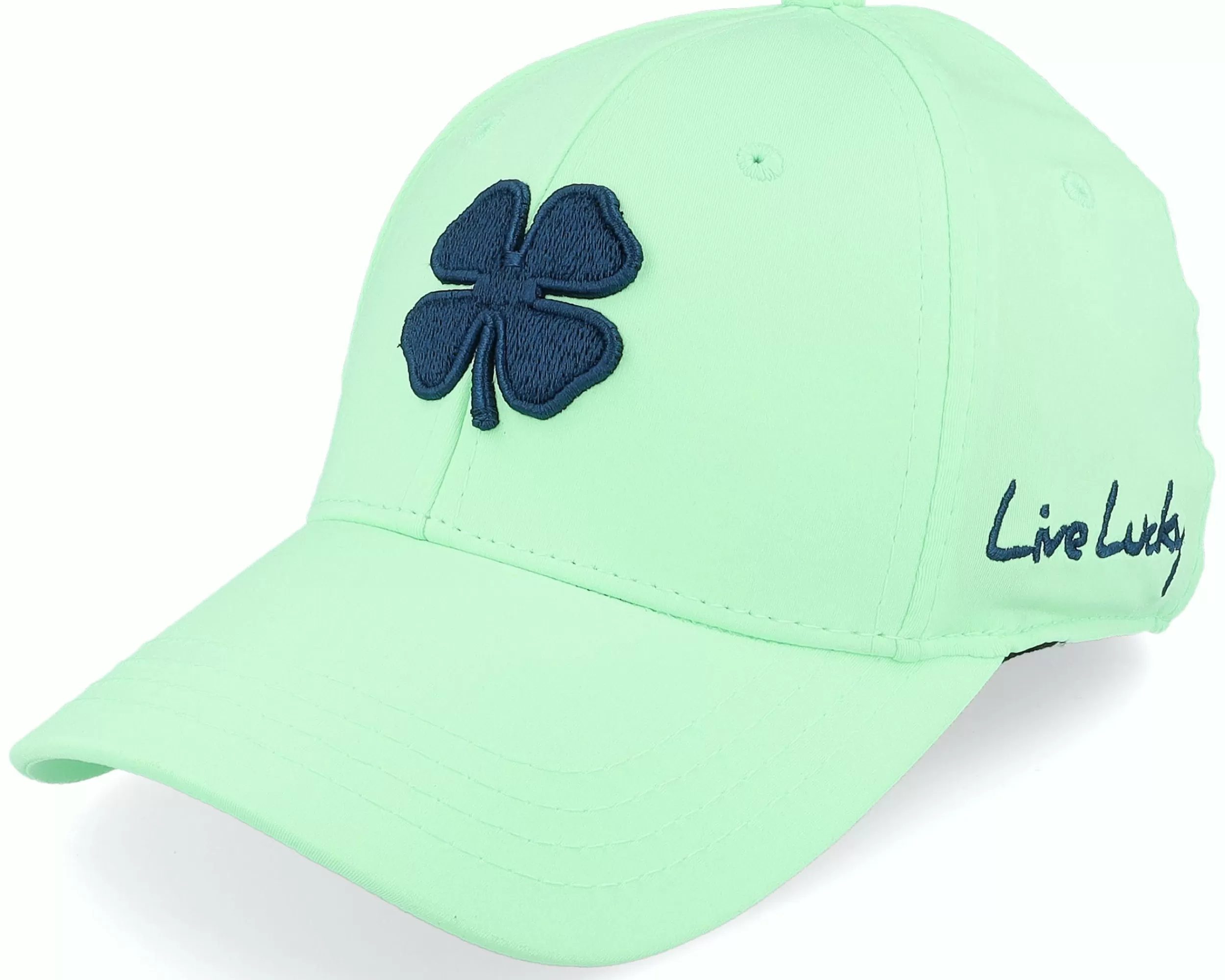 Black Clover Bravo 8 Mint/3D Sapphire Clover Flexfit - -Unisex Flexfit