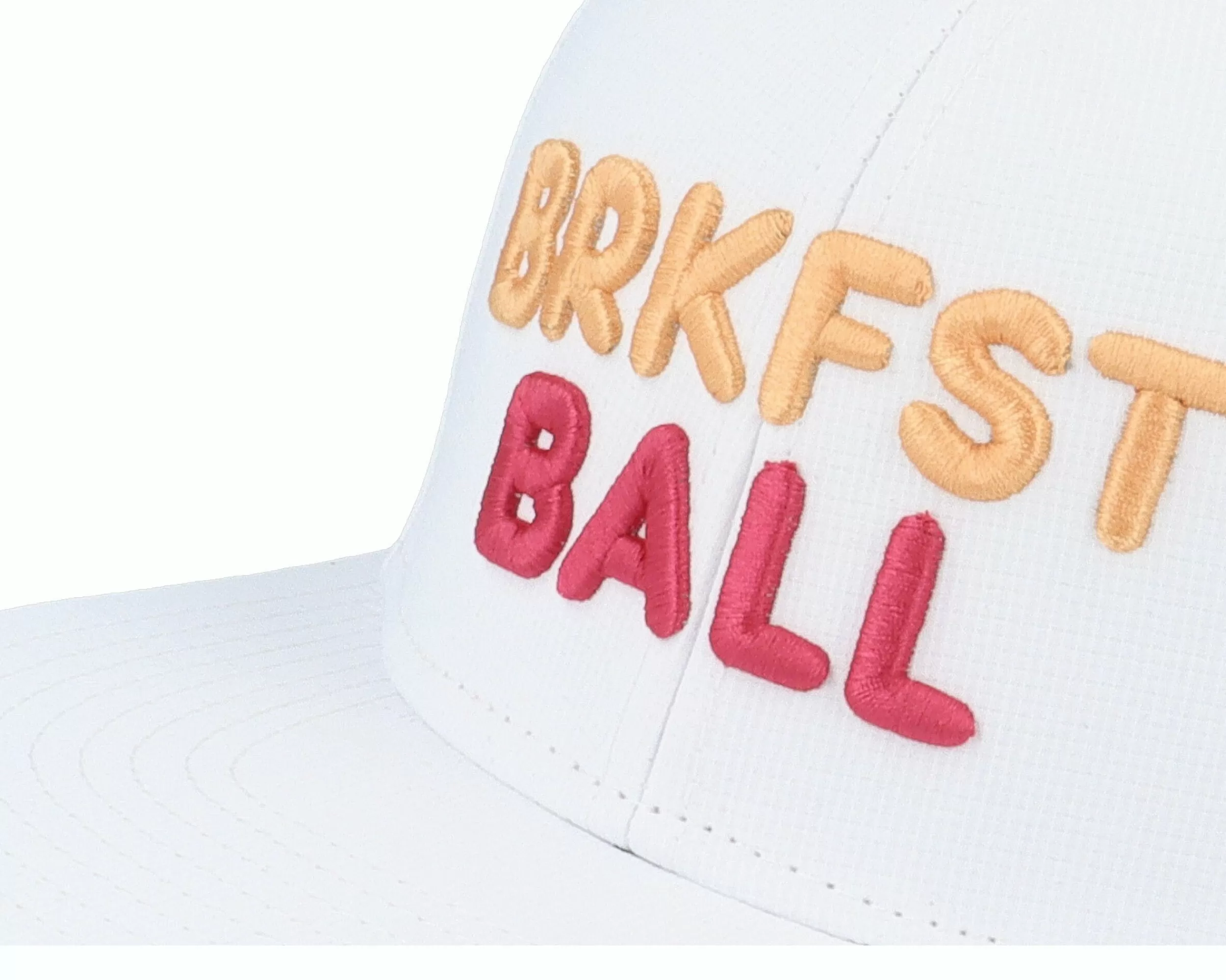 American Needle Breakfast Ball Covert 19Th Hole Golf White Snapback - -Unisex Snapback