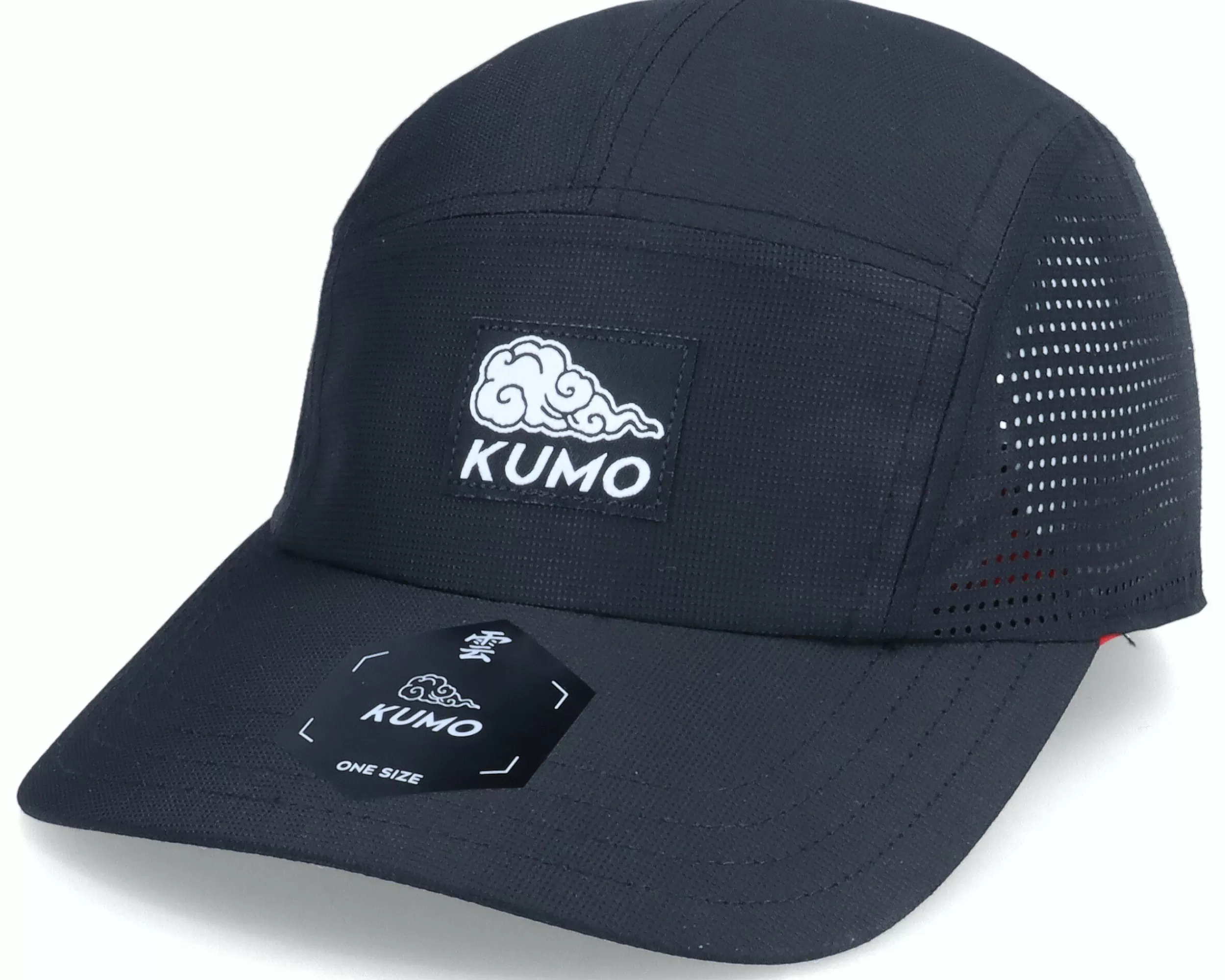 Kumo Breezy Black 5-Panel - -Unisex 5-Panel