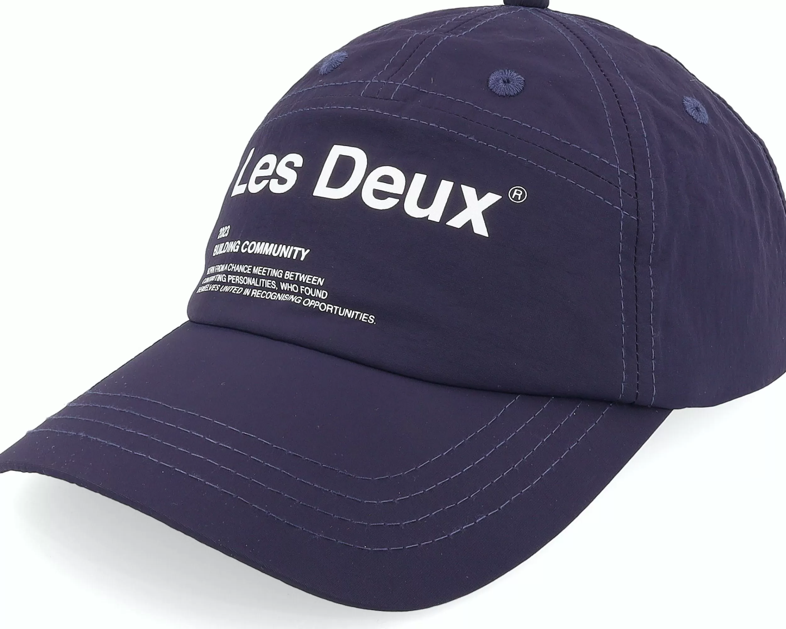 Les Deux Brody Tech Dark Navy/White 5-Panel - -Unisex 5-Panel