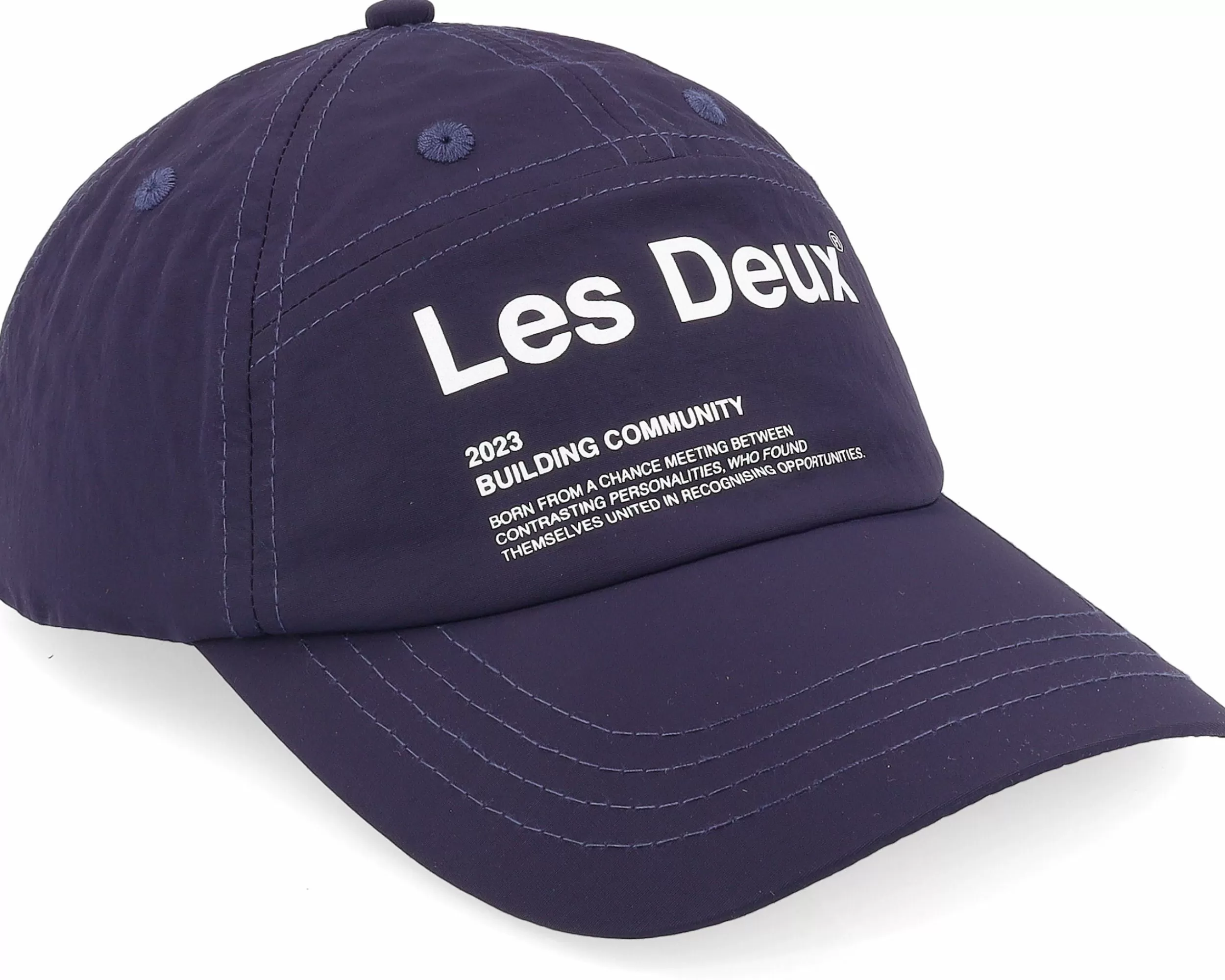 Les Deux Brody Tech Dark Navy/White 5-Panel - -Unisex 5-Panel