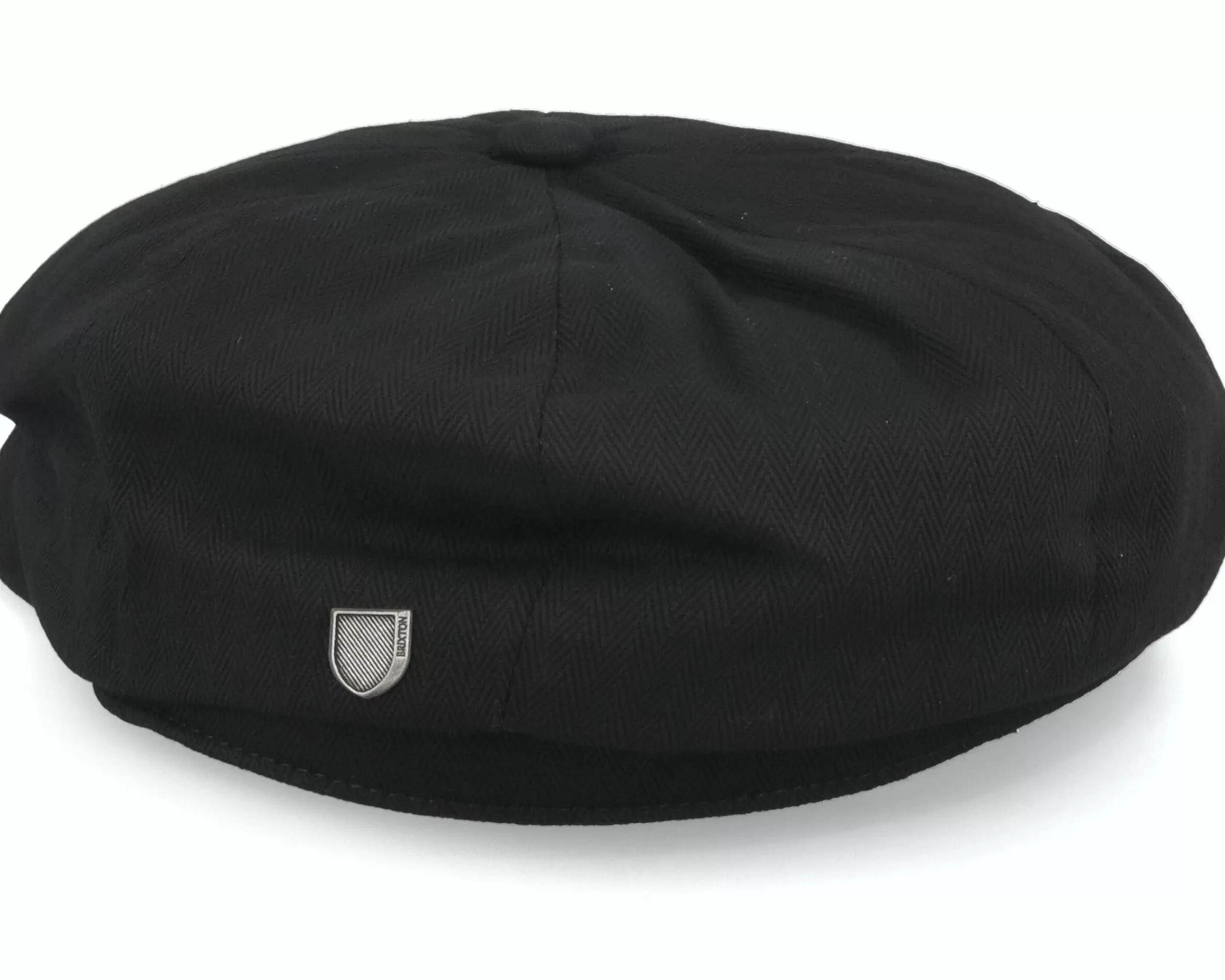 Brixton Brood Baggy Black Snap Cap - -Unisex Flat Caps