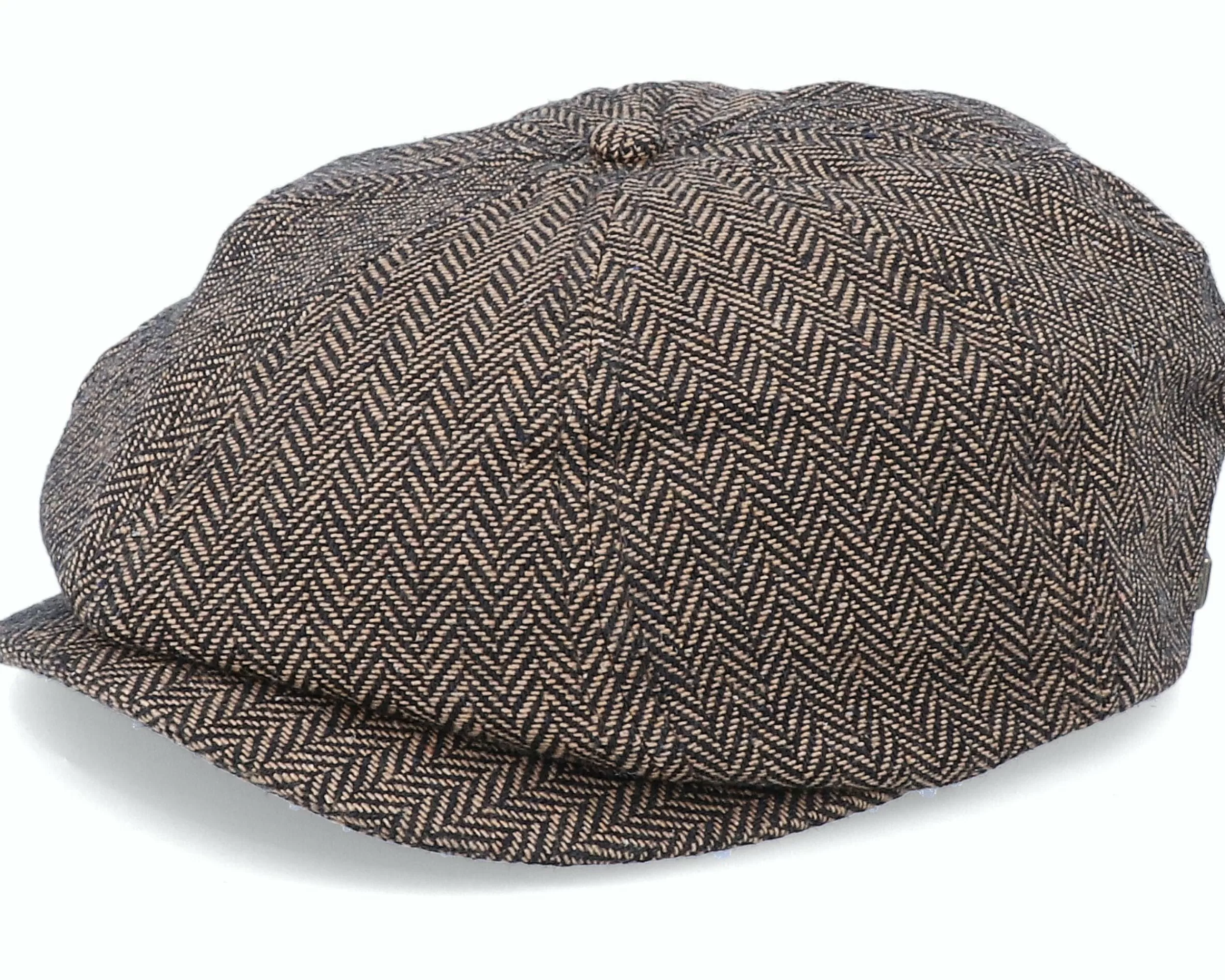 Brixton Brood Brown/Khaki Snap Cap - -Unisex Flat Caps