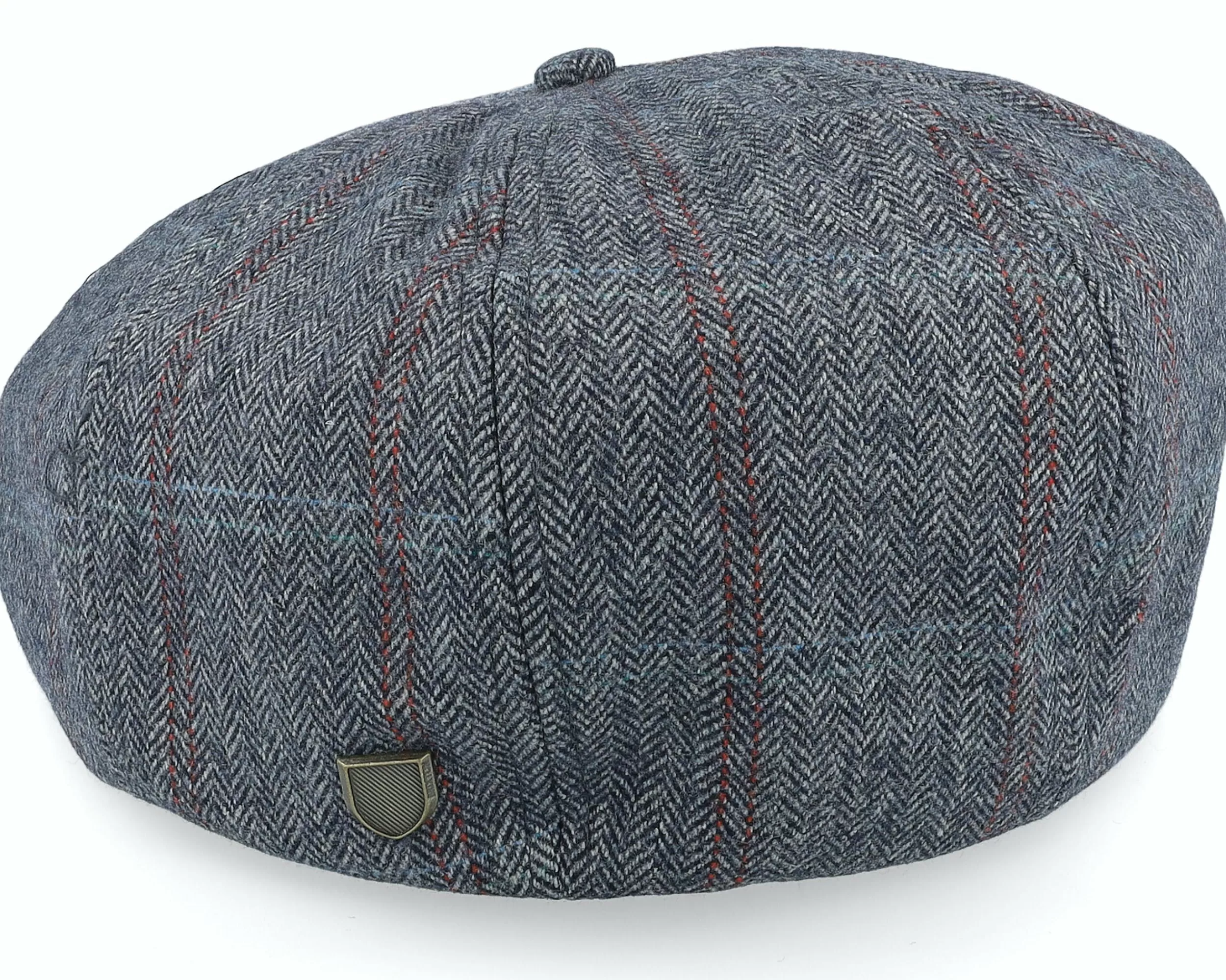 Brixton Brood Washed Navy/Beige Snap Cap - -Unisex Flat Caps