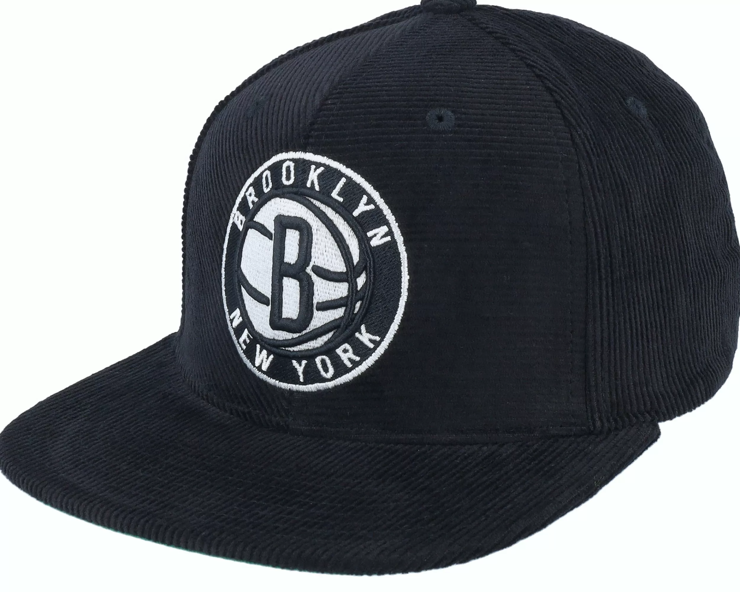 Mitchell & Ness Brooklyn Nets All Directions Black Snapback - -Unisex Fitted