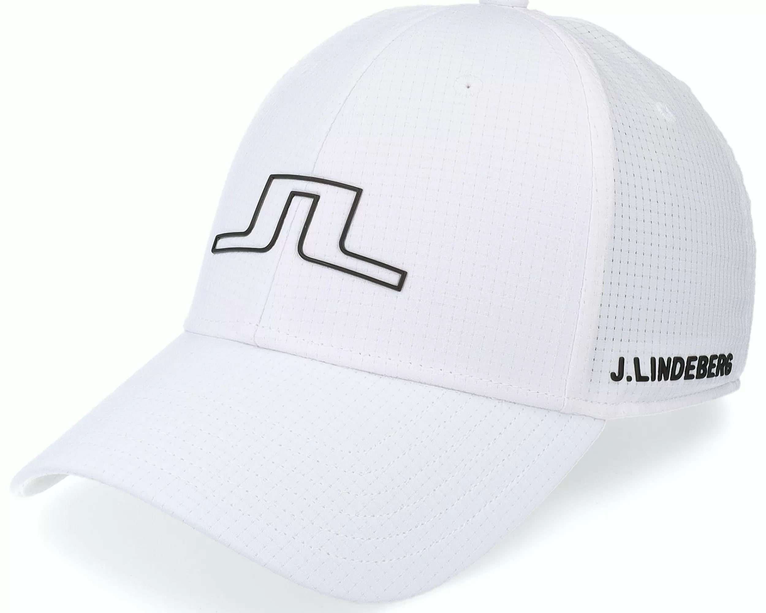 J.Lindeberg Caden Golf Cap White Adjustable - -Unisex Adjustable