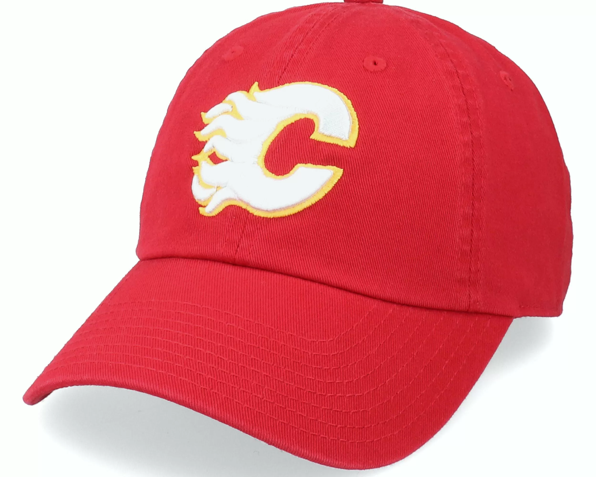 American Needle Calgary Flames Calgary Flames Blue Line Red Dad Cap - -Unisex Dad Cap