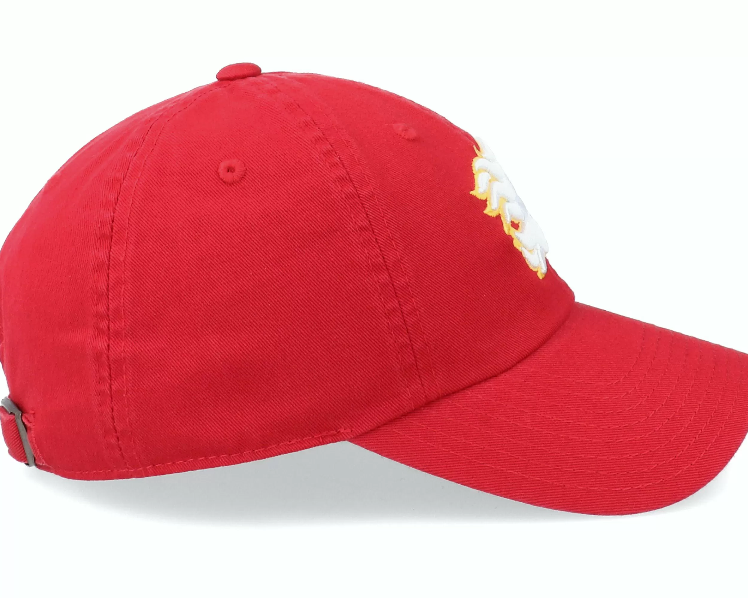 American Needle Calgary Flames Calgary Flames Blue Line Red Dad Cap - -Unisex Dad Cap