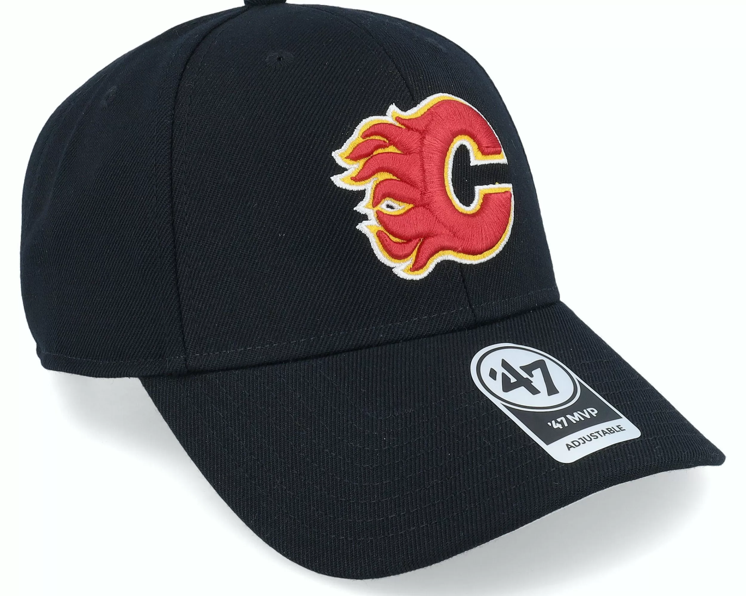 47 Brand Calgary Flames Mvp Black Adjustable - -Unisex Adjustable