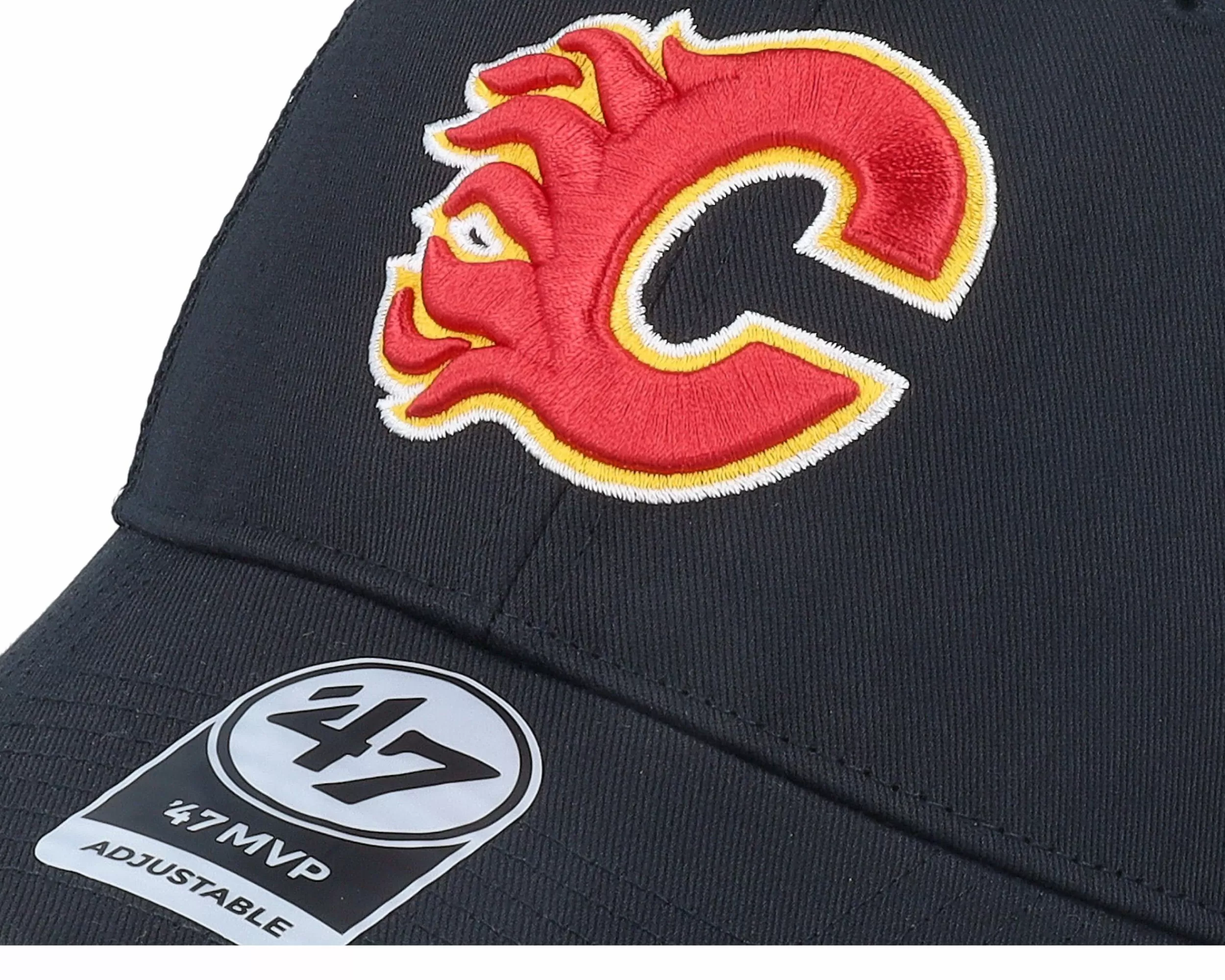 47 Brand Calgary Flames Nhl Branson 47 Mvp Black Trucker - -Unisex Trucker