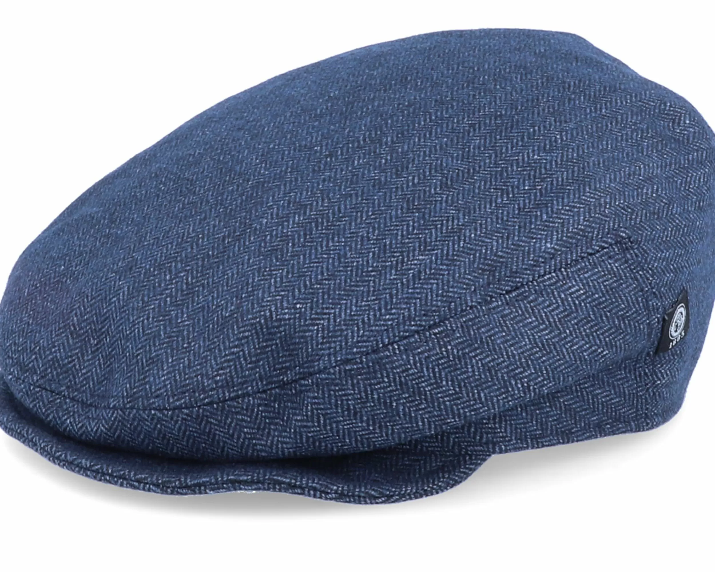 CTH Ericson Carl Sr. Herringbone Blue Ear Flap - -Unisex Flat Caps