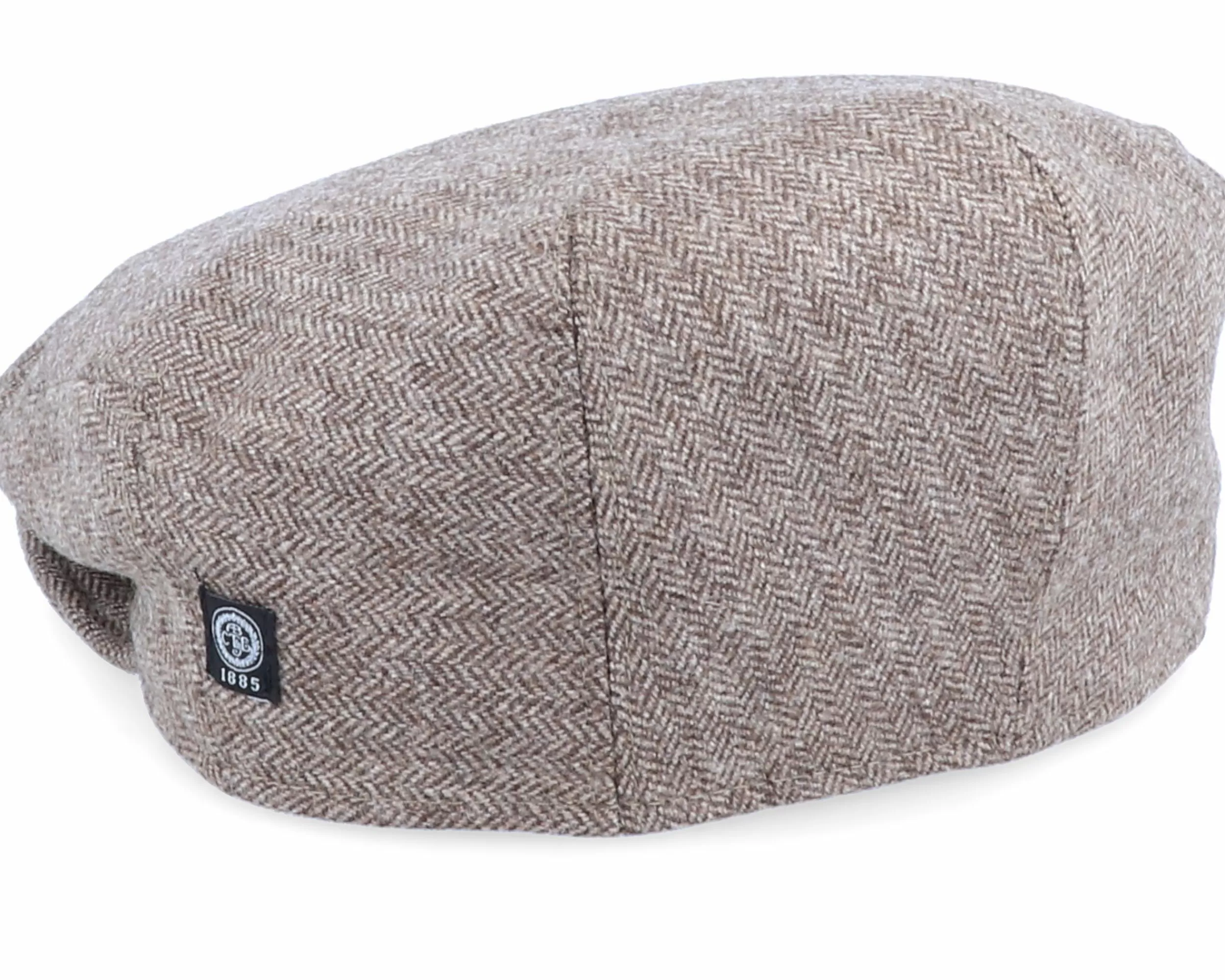 CTH Ericson Carl Sr. Herringbone Brown Ear Flap - -Unisex Flat Caps