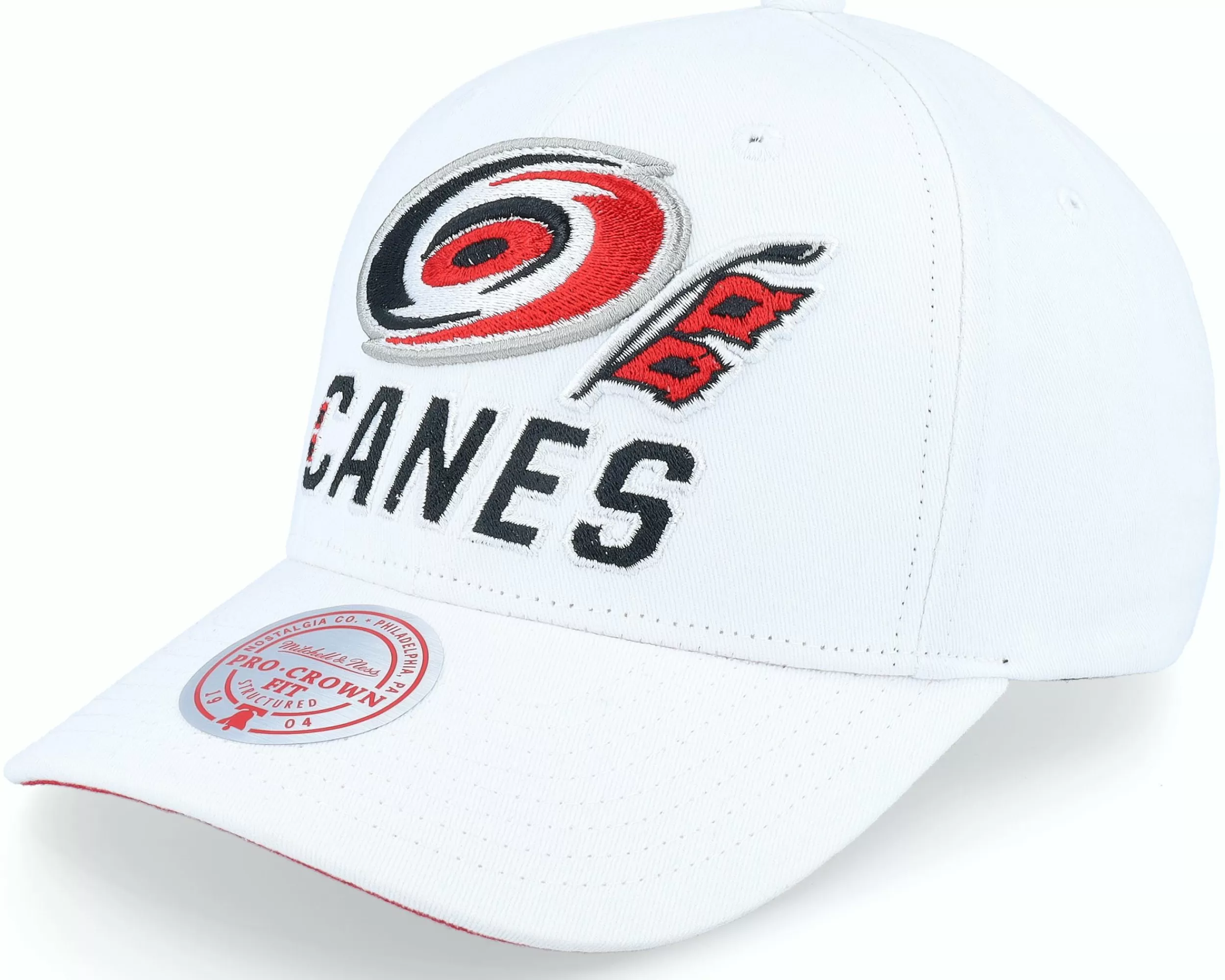 Mitchell & Ness Carolina Hurricanes All In Pro White Adjustable - -Unisex Adjustable