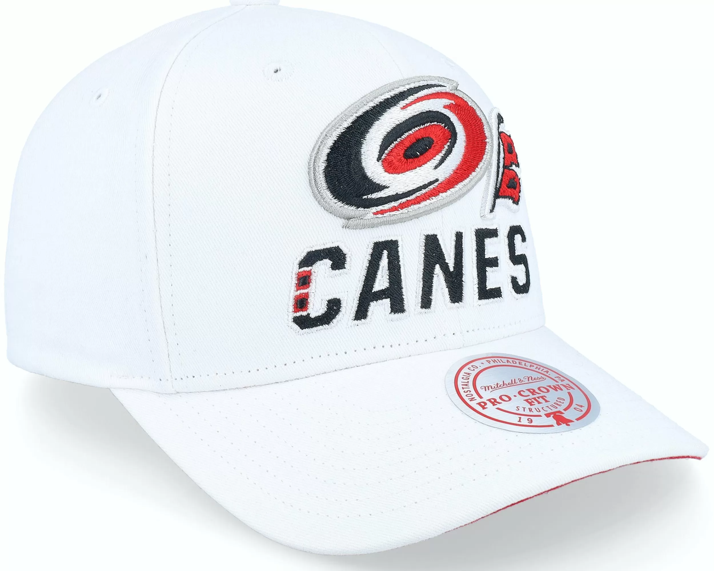 Mitchell & Ness Carolina Hurricanes All In Pro White Adjustable - -Unisex Adjustable