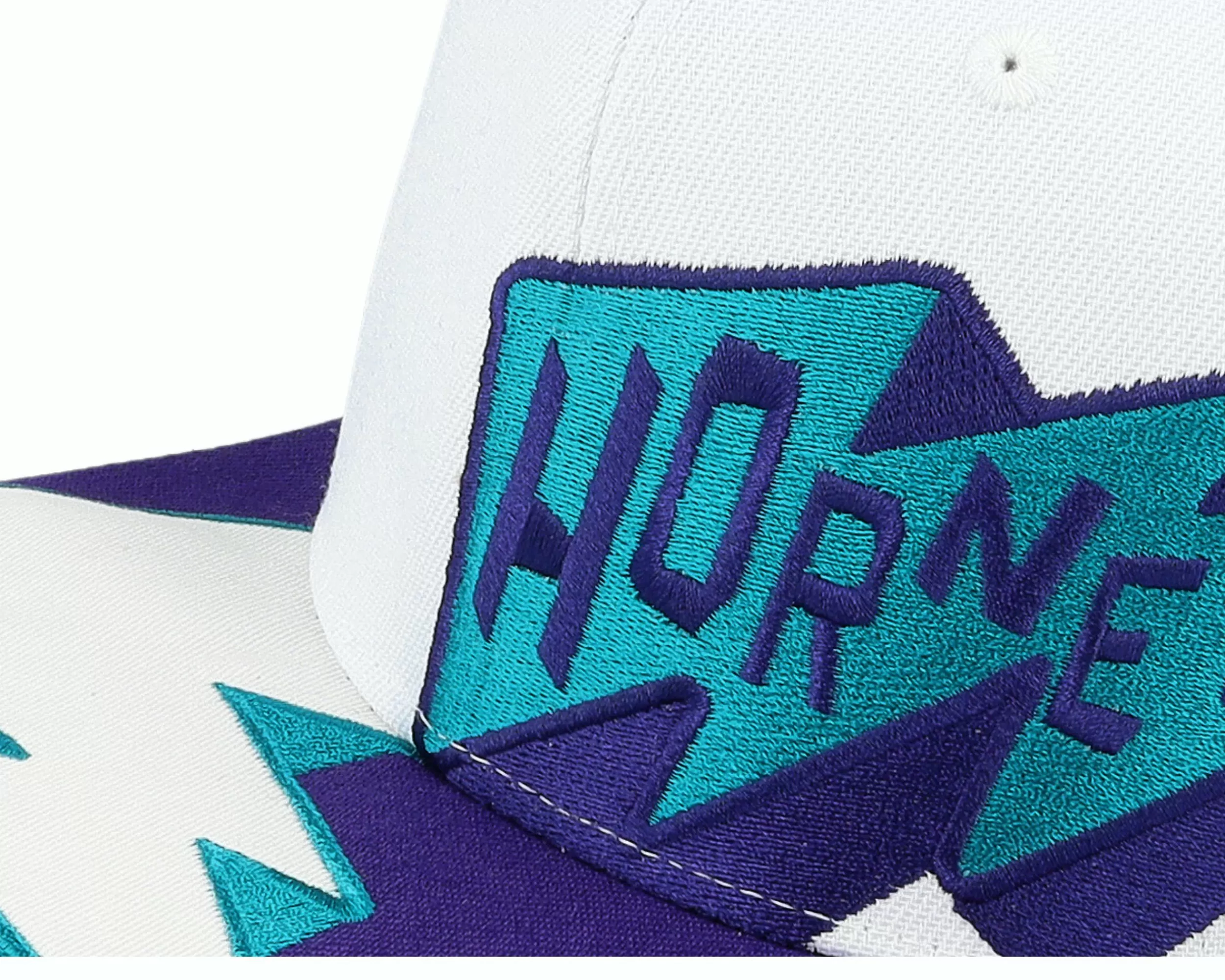 Mitchell & Ness Charlotte Hornets Fast Times Hwc White Snapback - -Unisex Snapback