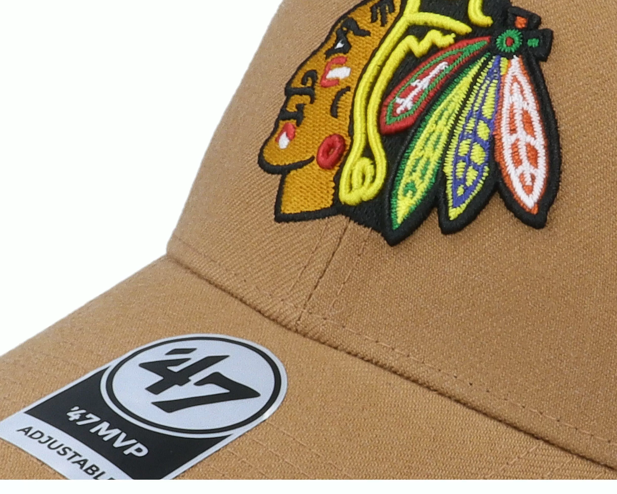 47 Brand Chicago Blackhawks Nhl Mvp Camel Adjustable - -Unisex Adjustable