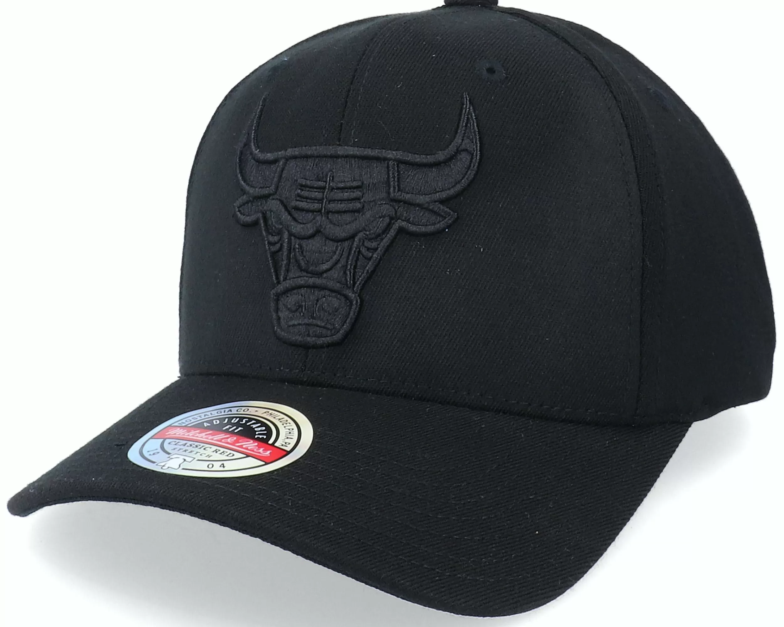 Mitchell & Ness Chicago Bulls Blacklight Black Adjustable - -Unisex Adjustable